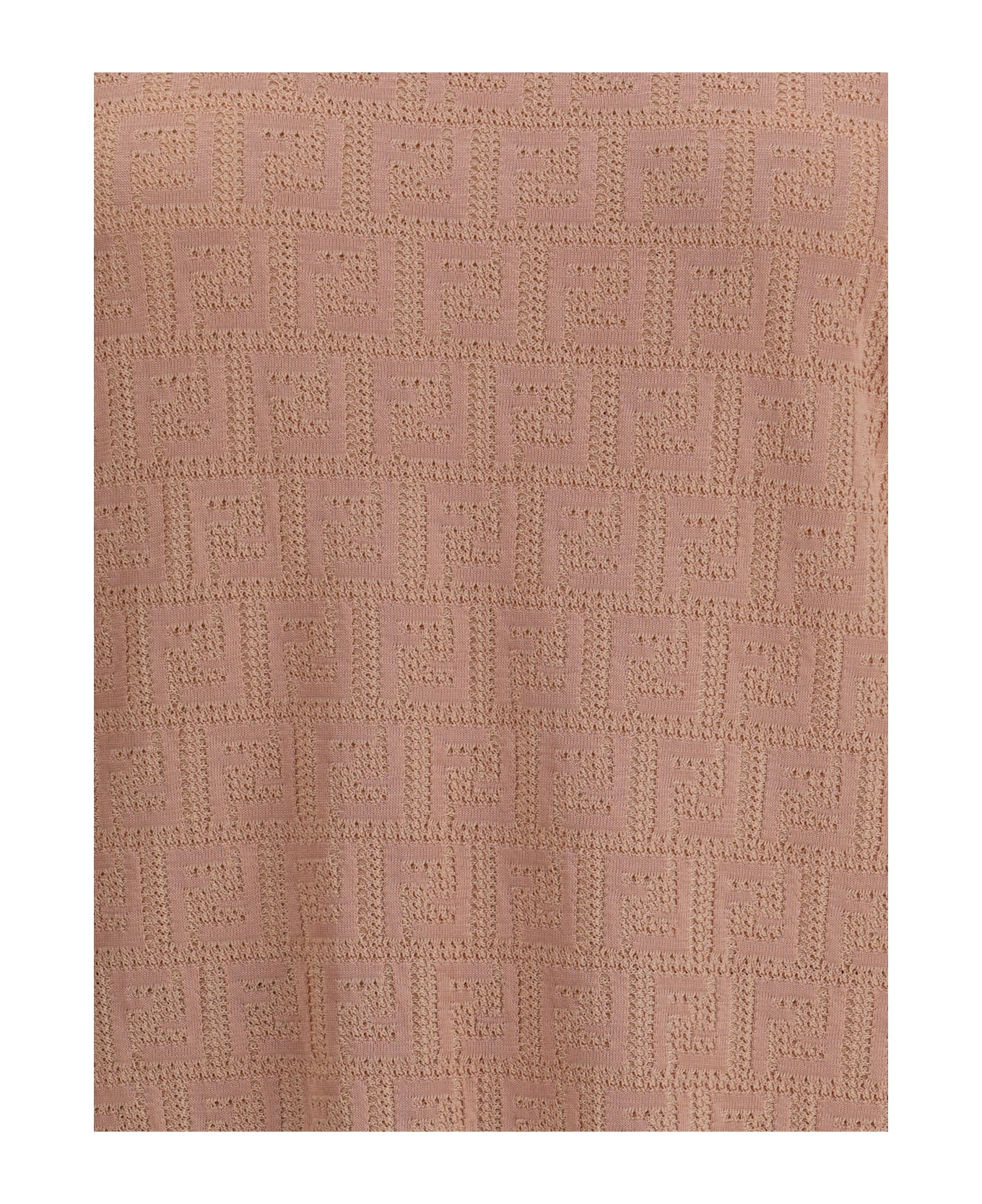 Fendi Knit T-shirt - Sau Pink Salt