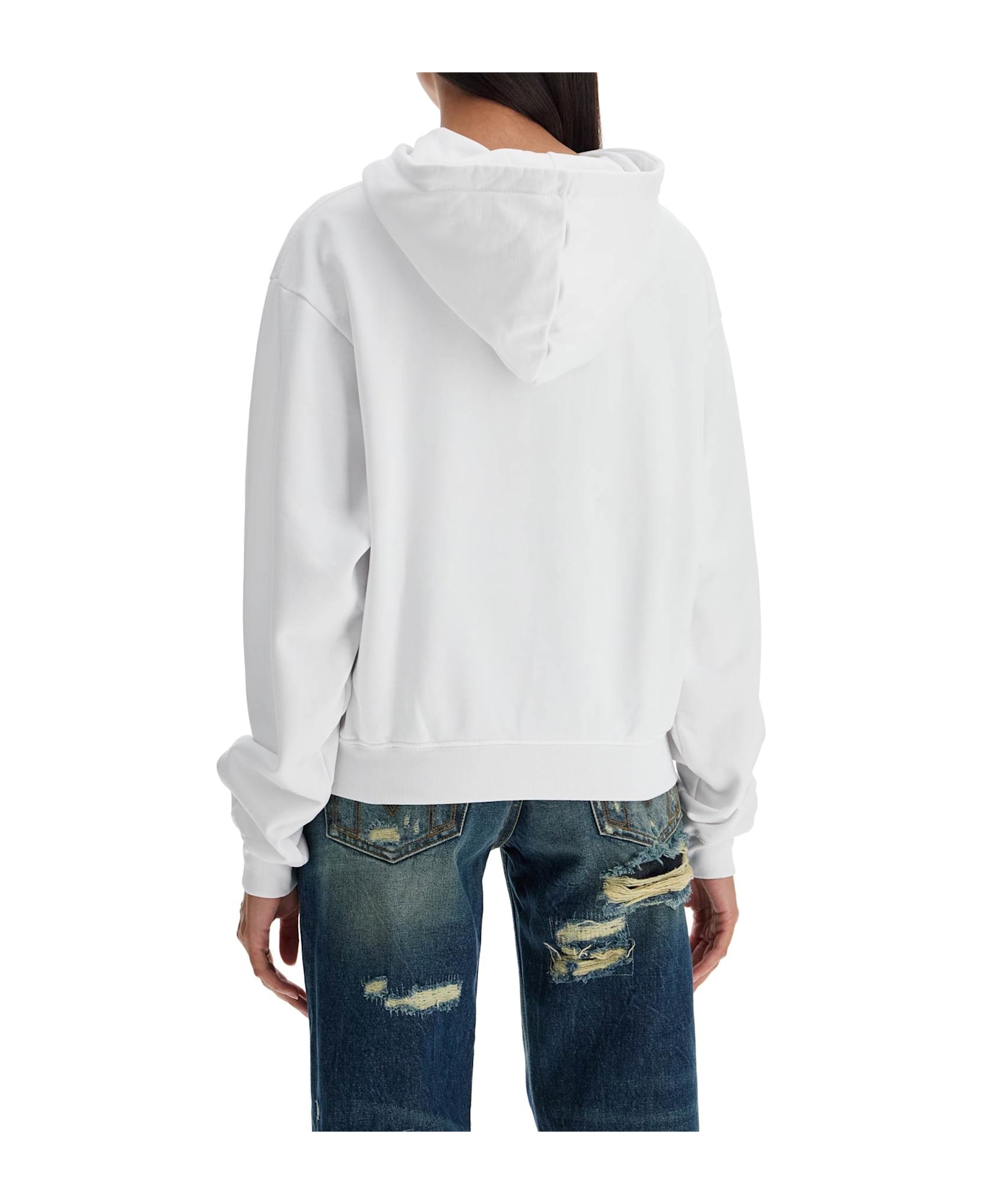 Marc Jacobs 'the Hoodie' Sweatshirt - WHITE (White)