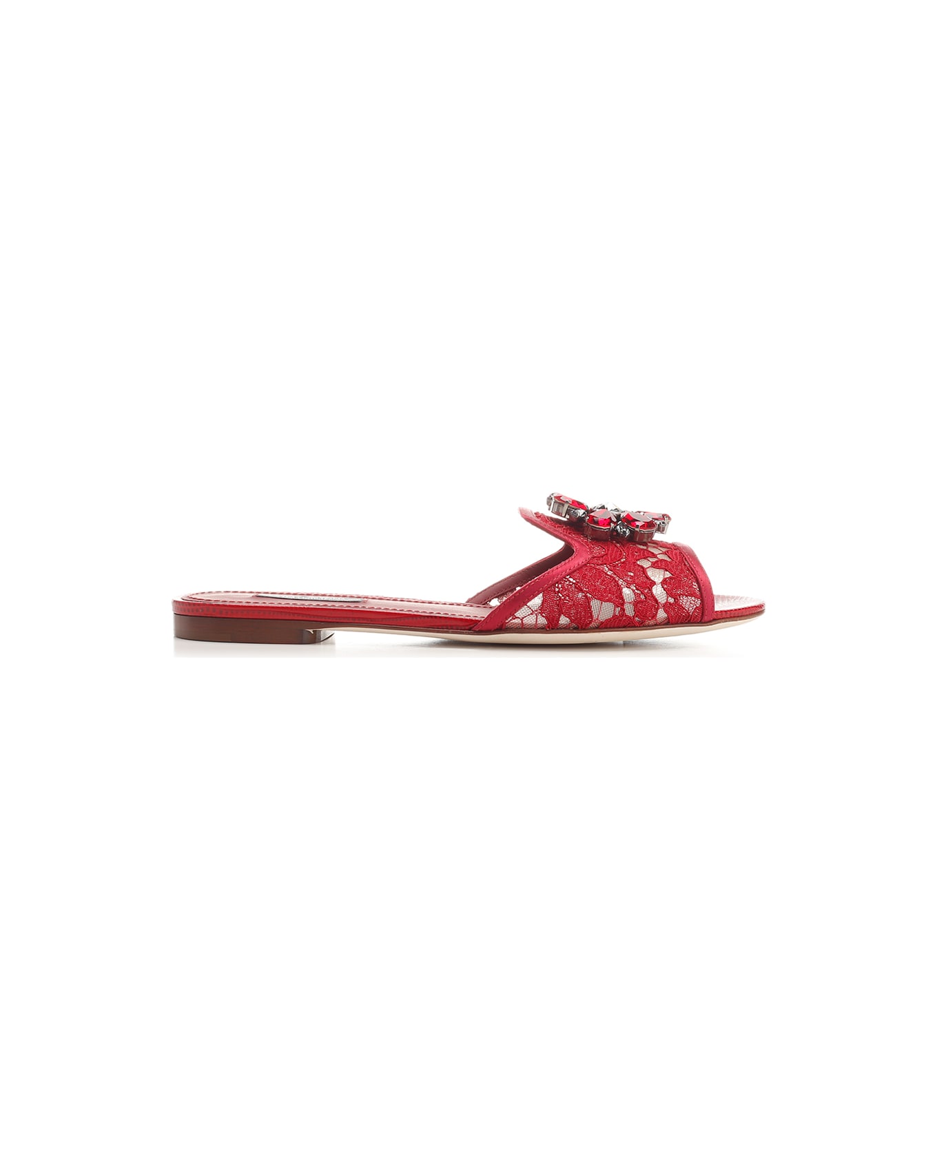 Dolce & Gabbana 'taormina' Lace Sandals - Red サンダル