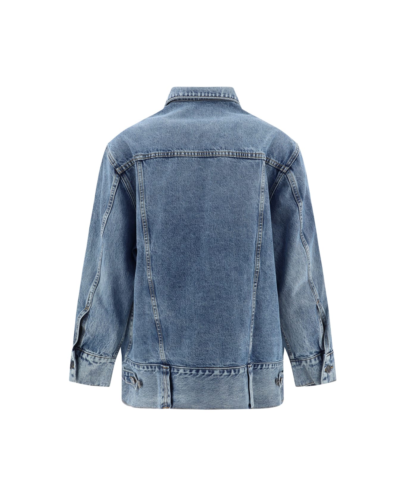 Khaite Grizzo Denim Jacket - BLUE