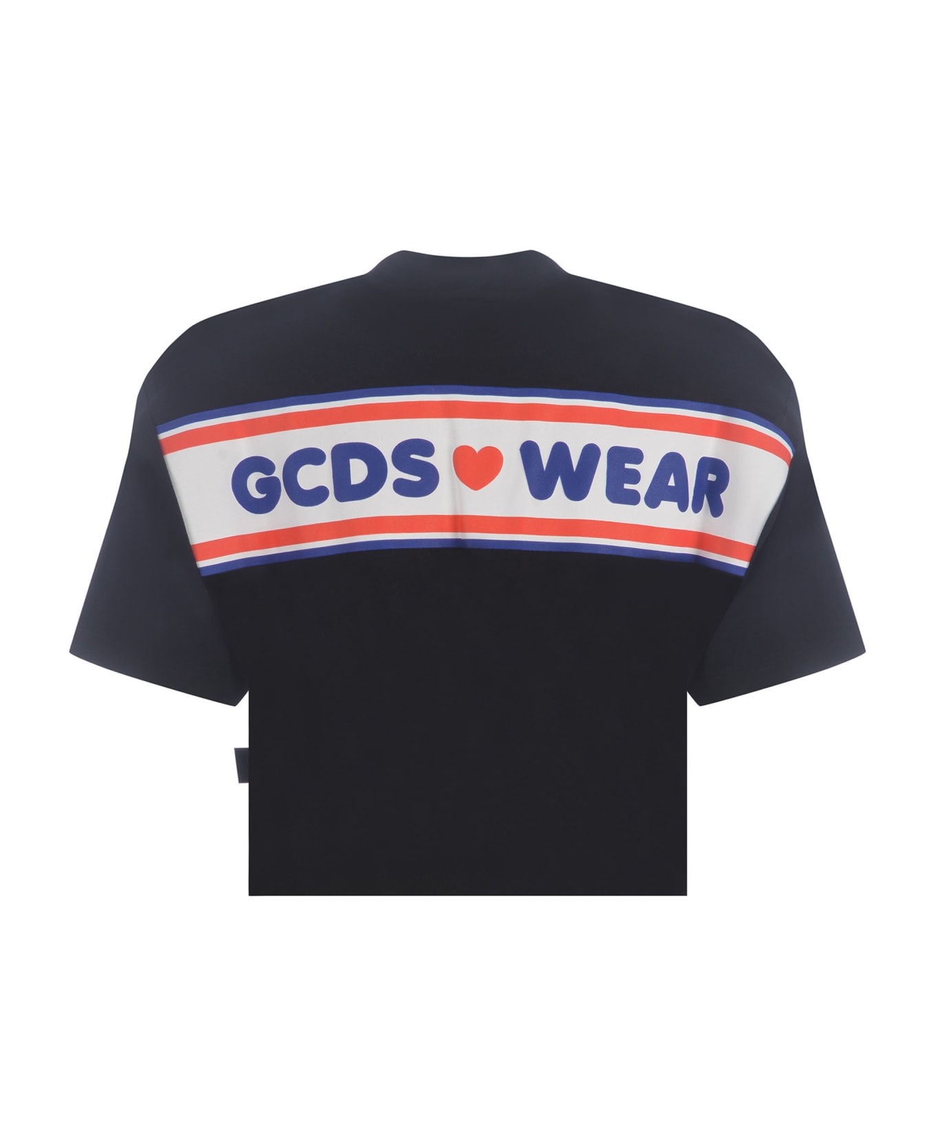 GCDS T-shirt Gcds "lovely" In Cotone - Nero