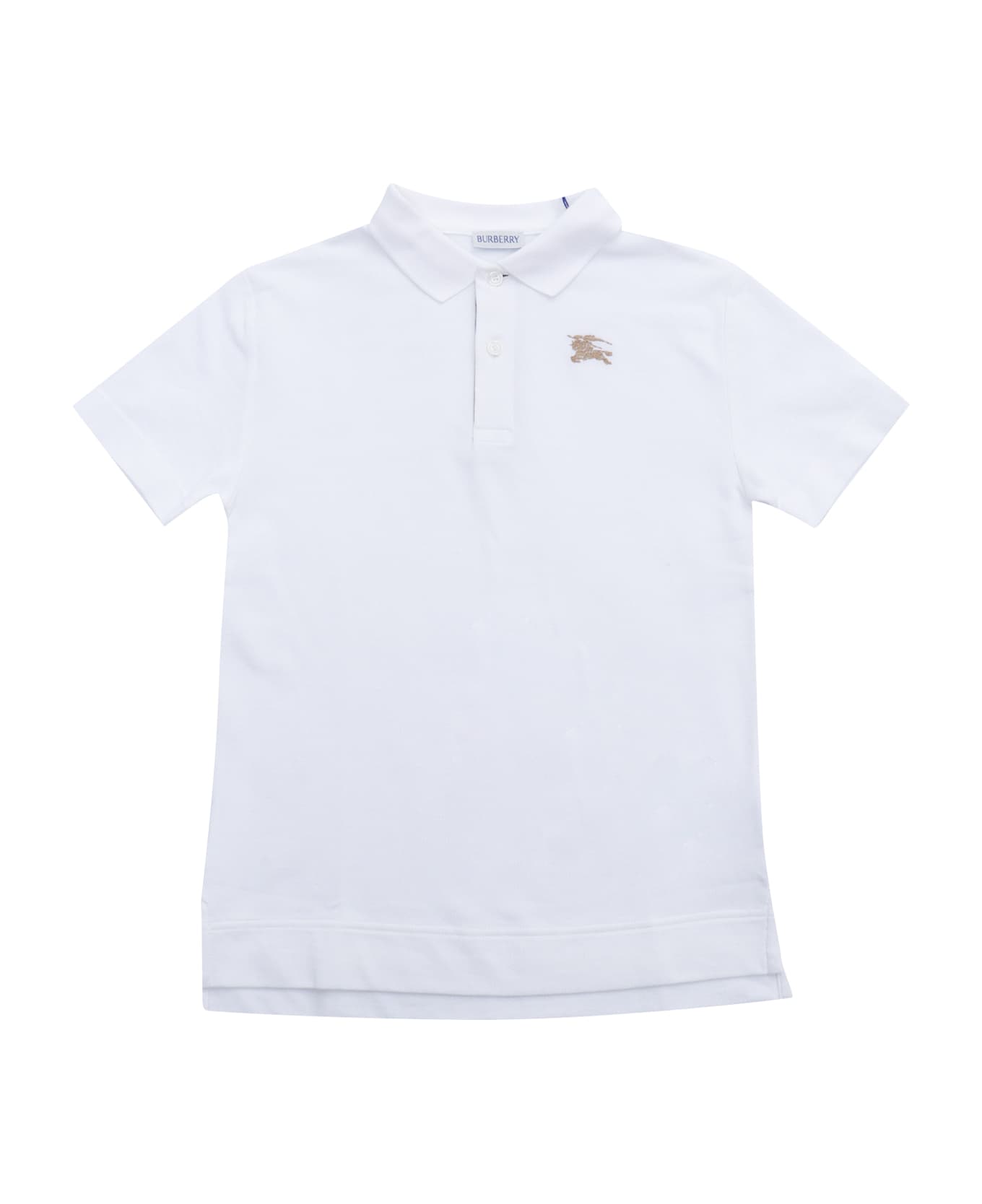 Burberry Kid Boy Polo Shirts - WHITE