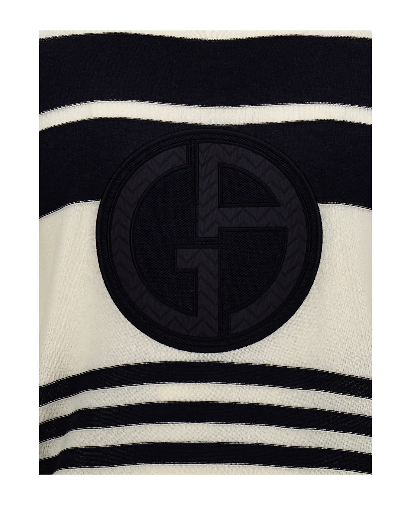 Giorgio Armani Logo Embroidery Sweater - Multicolor