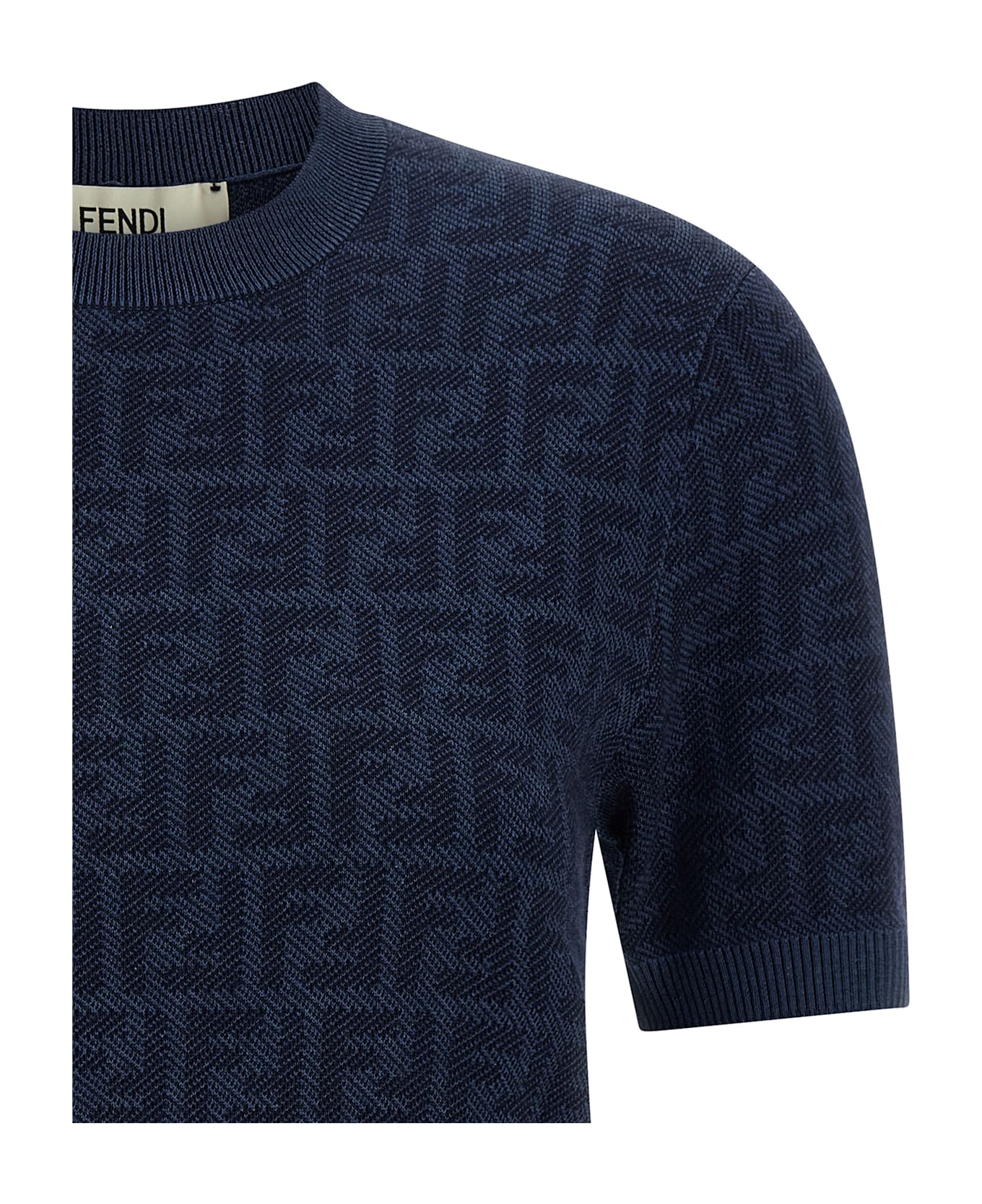 Fendi Jacquard Sweater - Blue