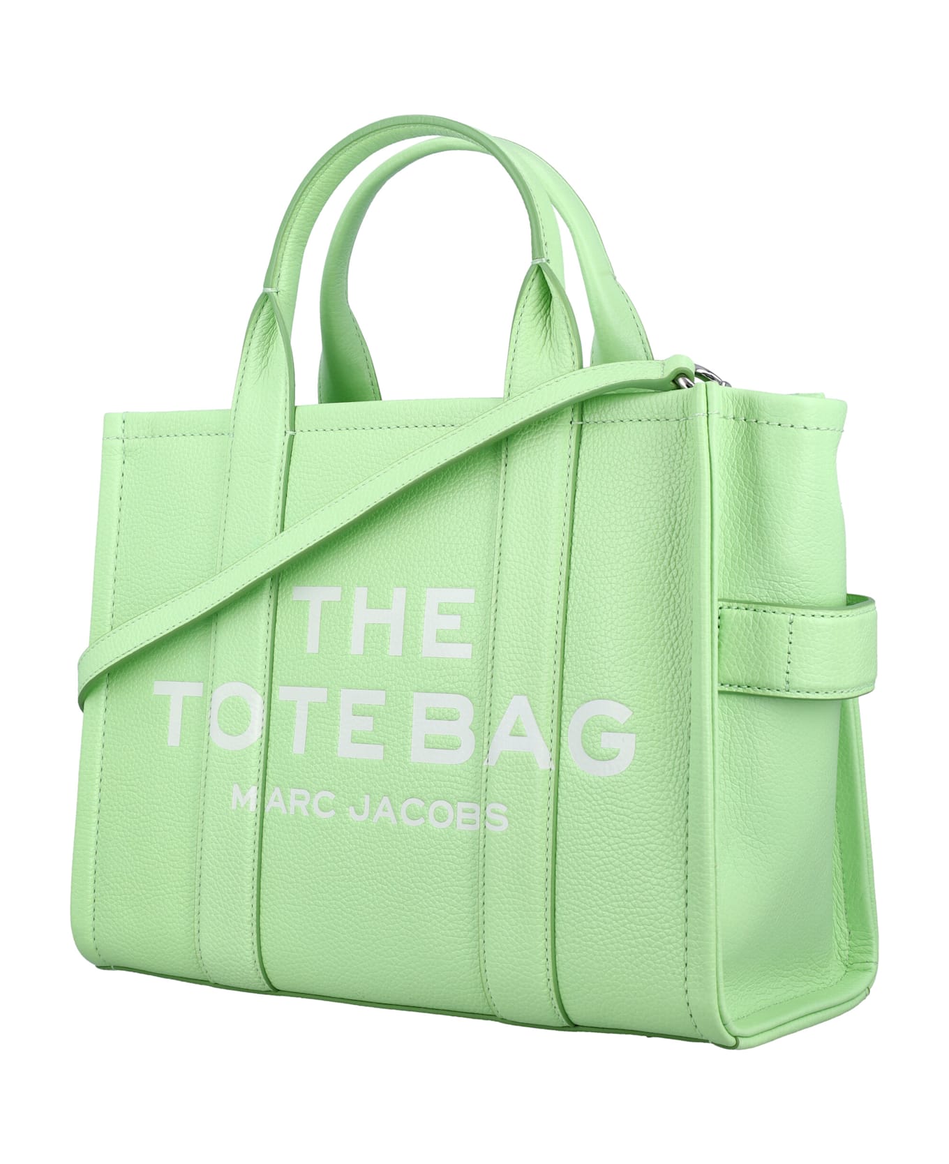 Marc Jacobs The Leather Medium Tote Bag - PAPERMINT