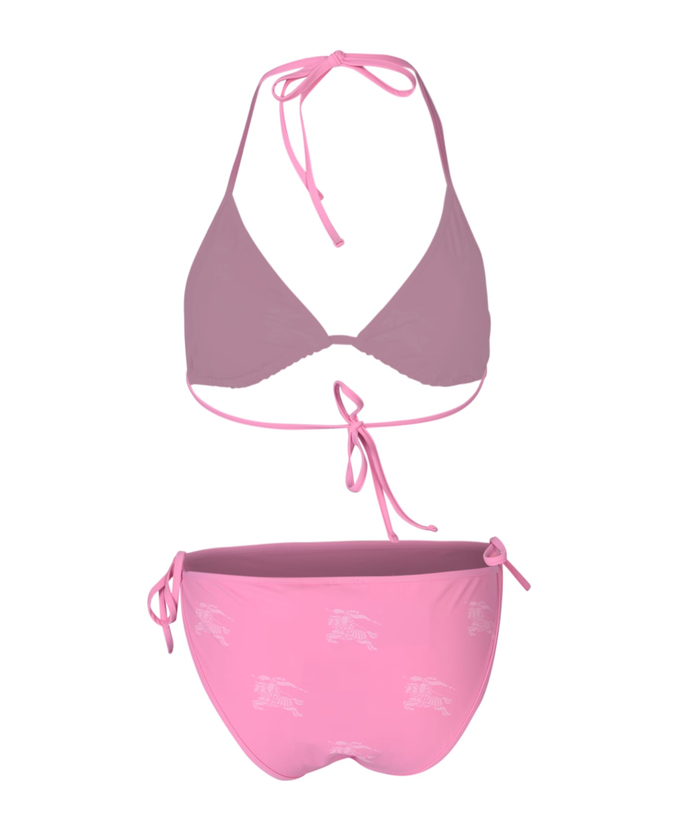 Burberry Pink Stretch Nylon Bikini - Pink ビキニ
