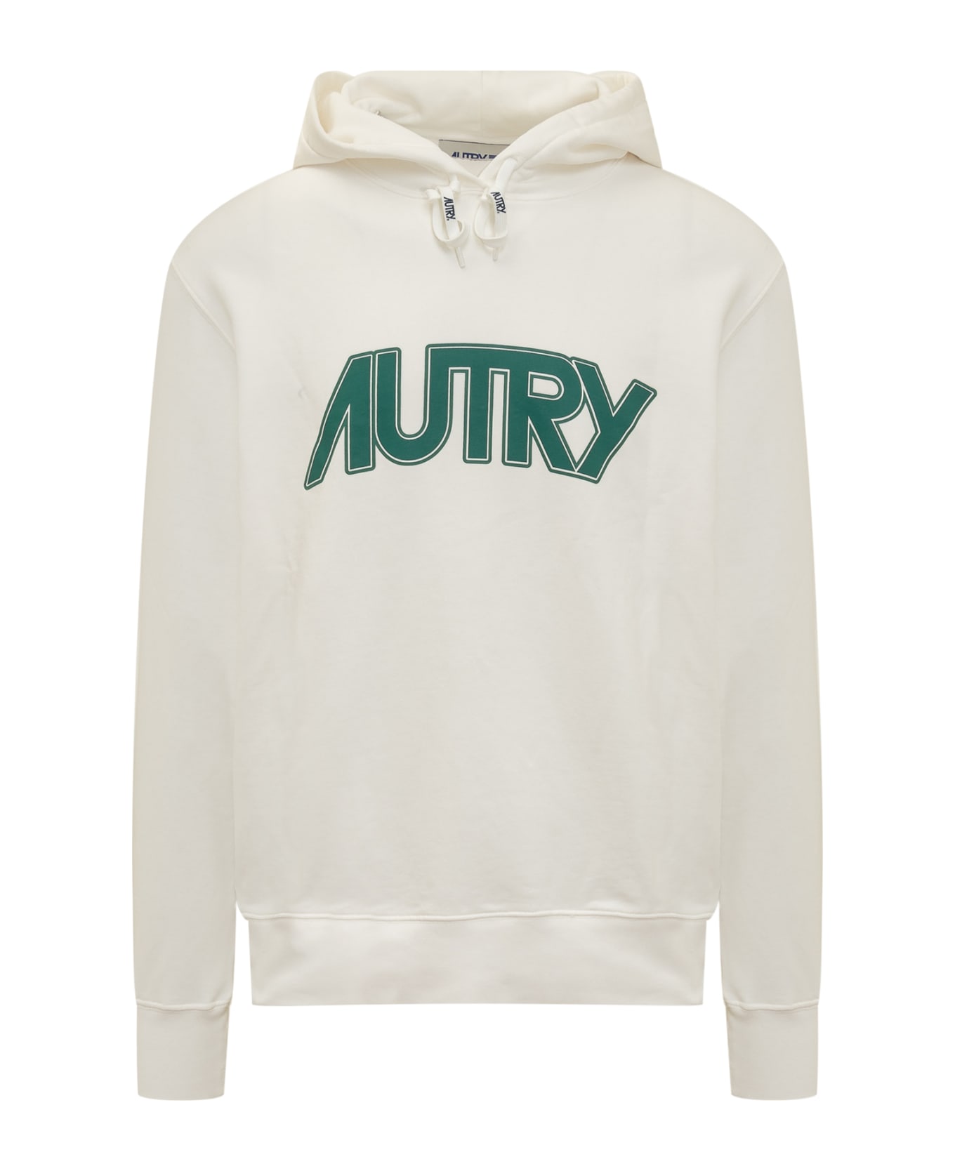 Autry Hoodie With Logo - White