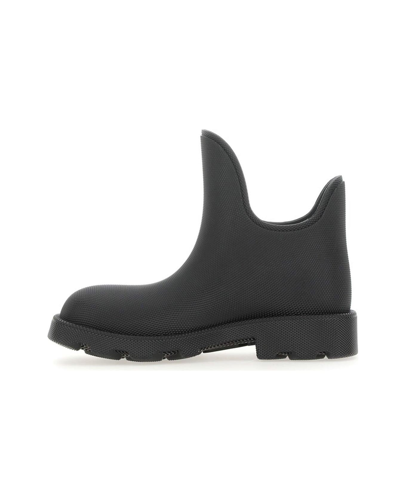 Burberry Marsh Slip-on Ankle Boots - Black