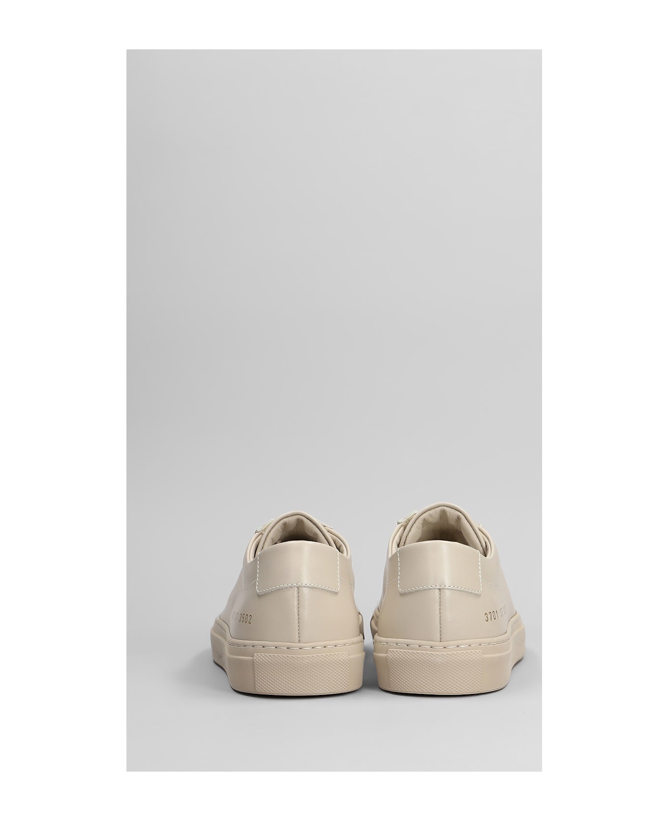 Common Projects Original Achilles Sneakers In Beige Leather - beige