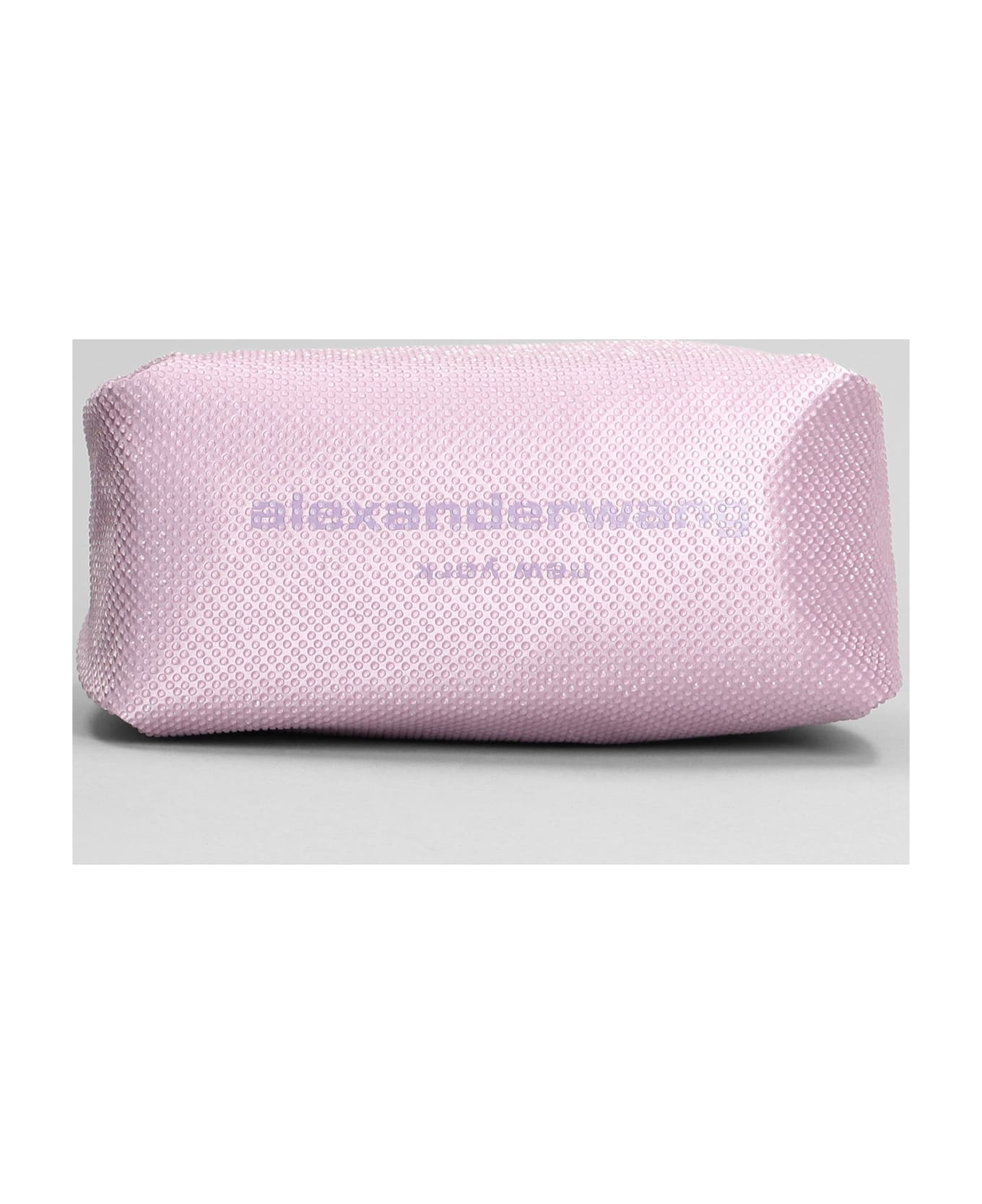 Alexander Wang Scrunchie Mini Hand Bag In Rose-pink Satin - rose-pink トートバッグ