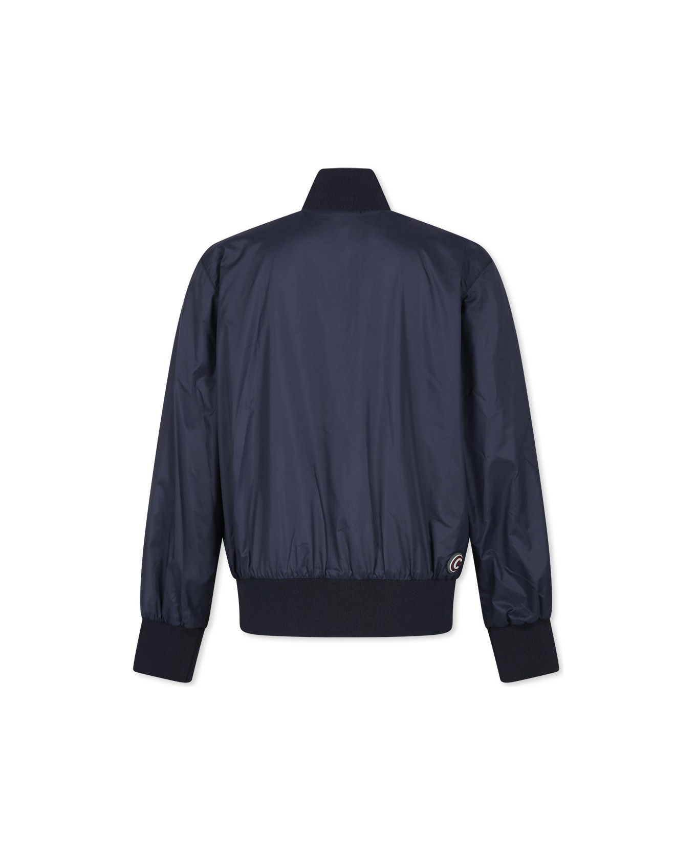 Colmar Blue Reversible Windbreaker For Boy With Logo - Blue