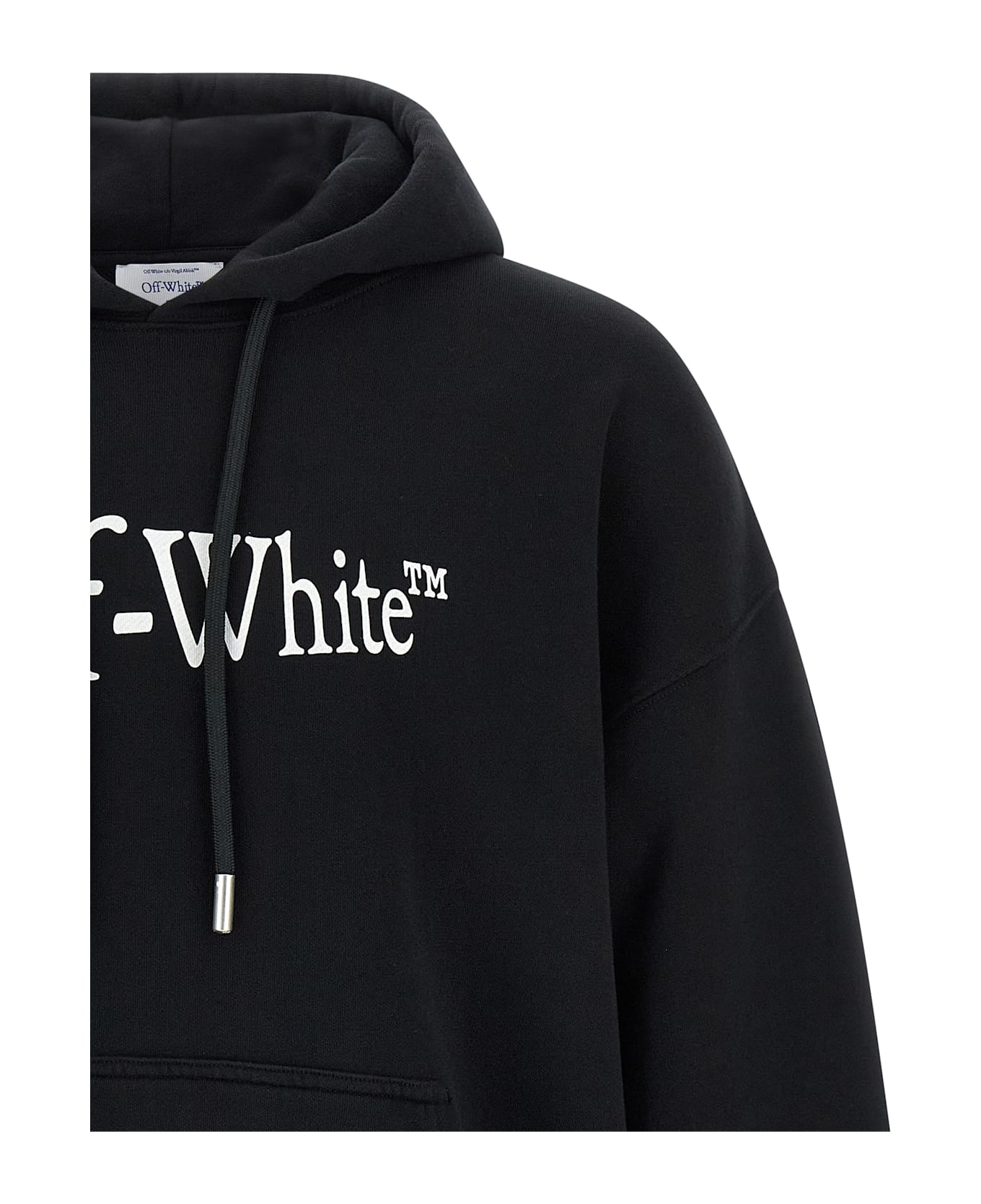 Off-White 'run Arrow Skate' Hoodie - White/Black