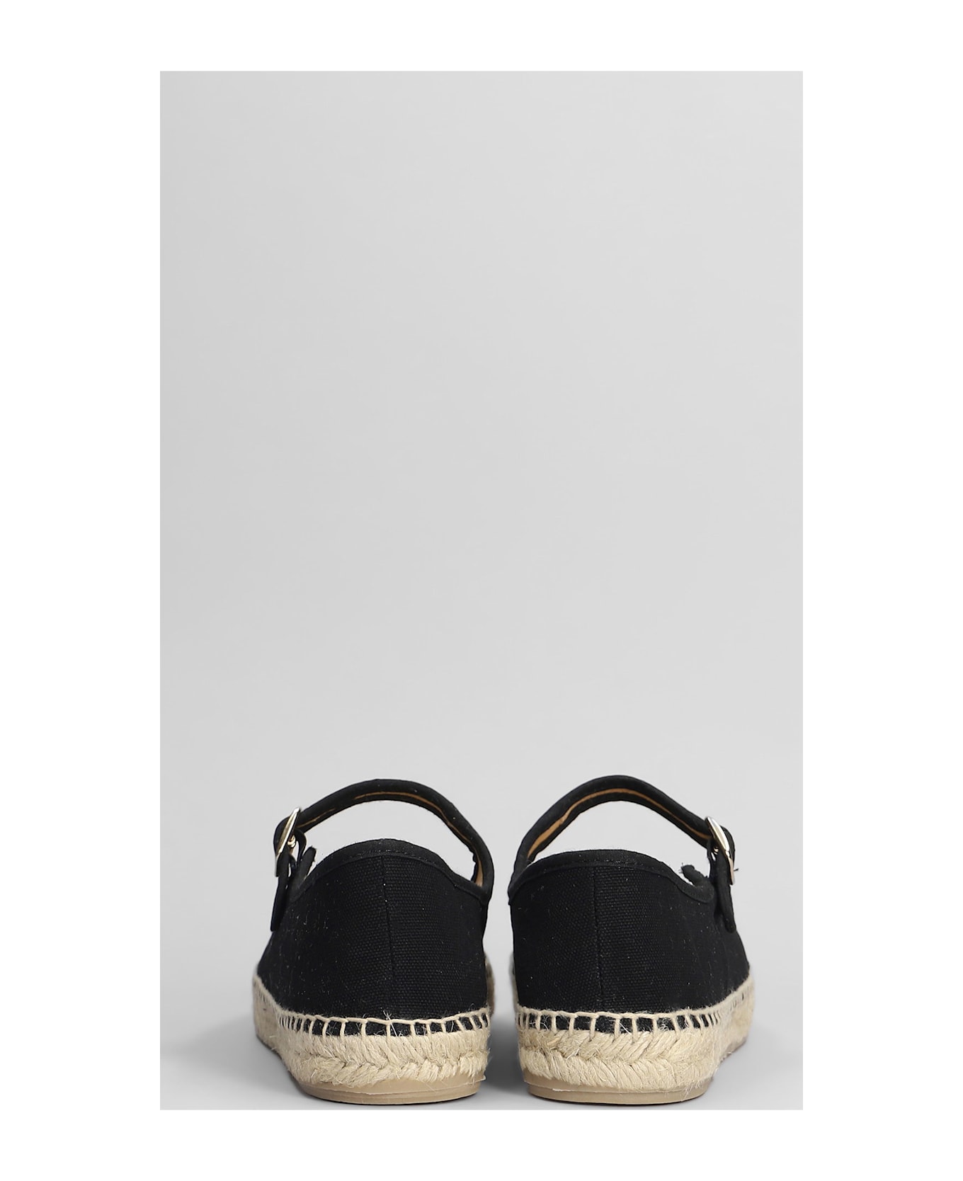 Castañer Padua-001 Espadrilles In Black Canvas - black