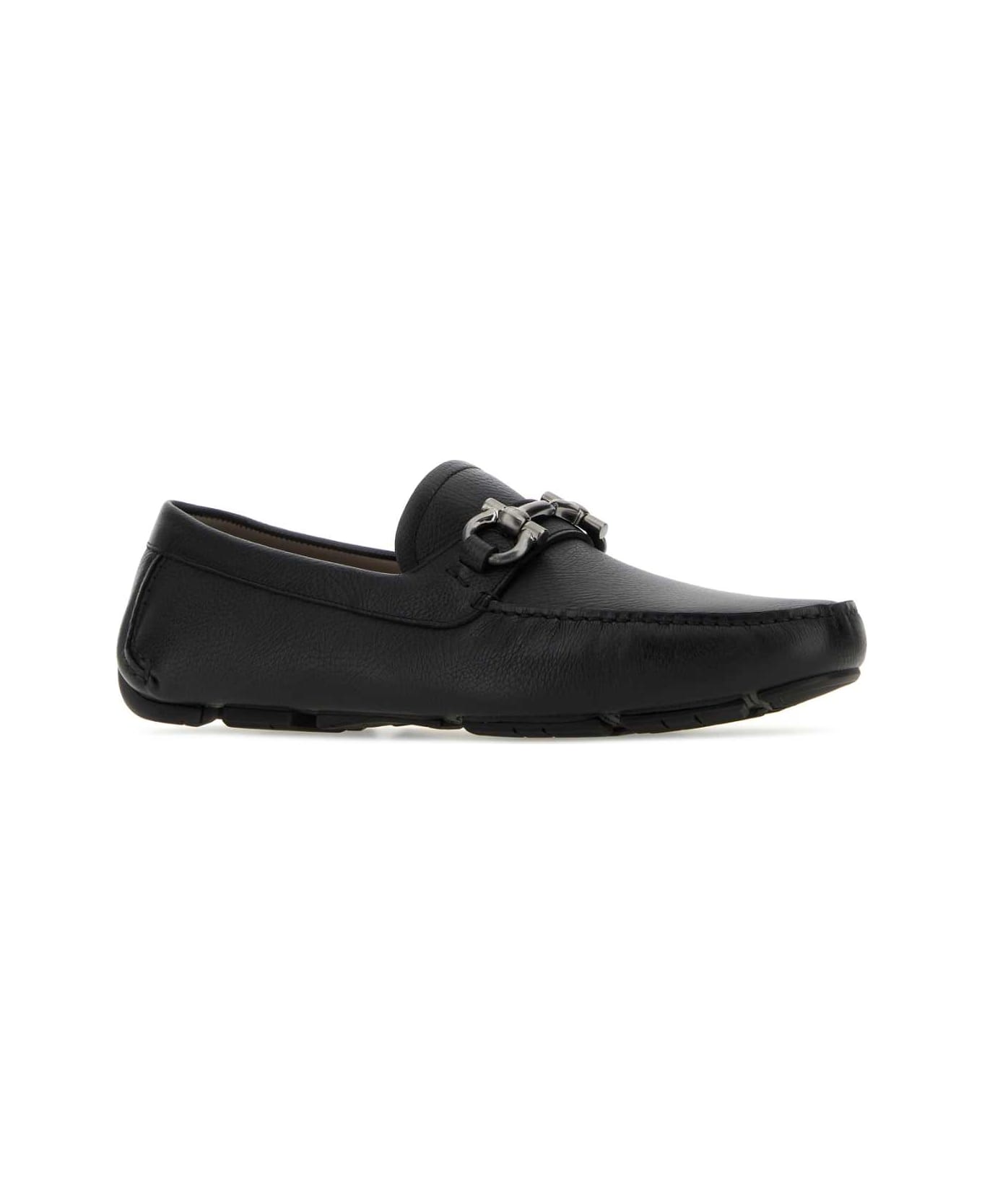 Ferragamo Black Leather Parigi New Loafers - NERLIGGRE