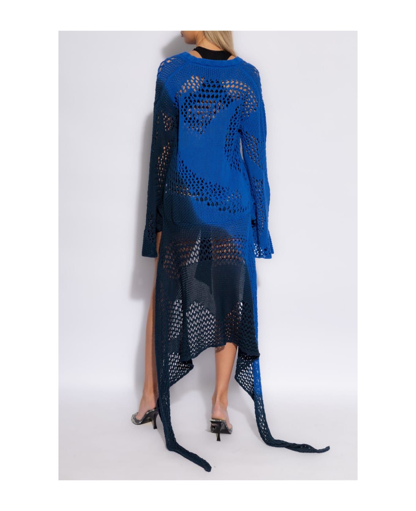 The Attico Woven Dress - BLUE