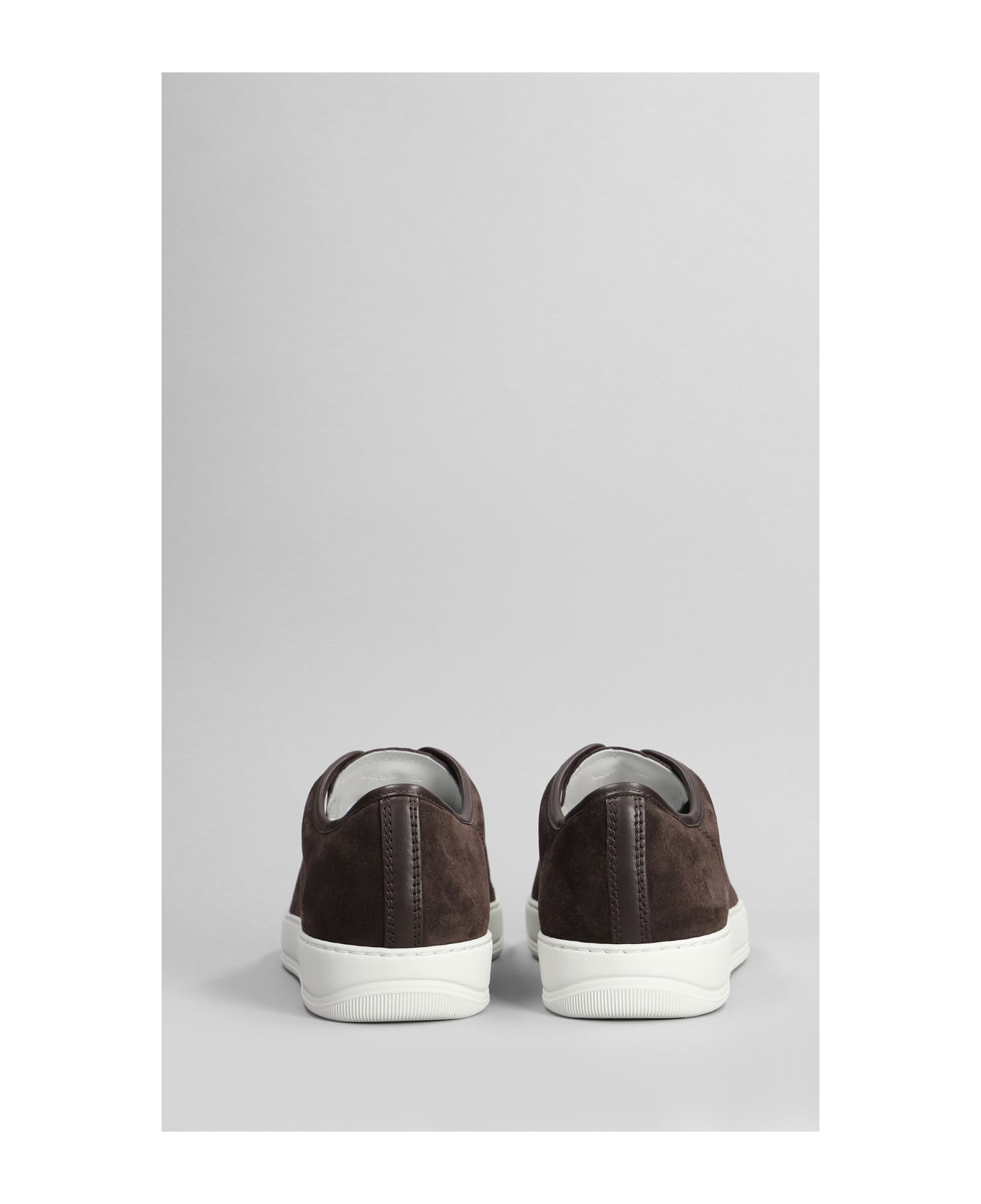 Lanvin Dbb1 Sneakers In Brown Suede - brown