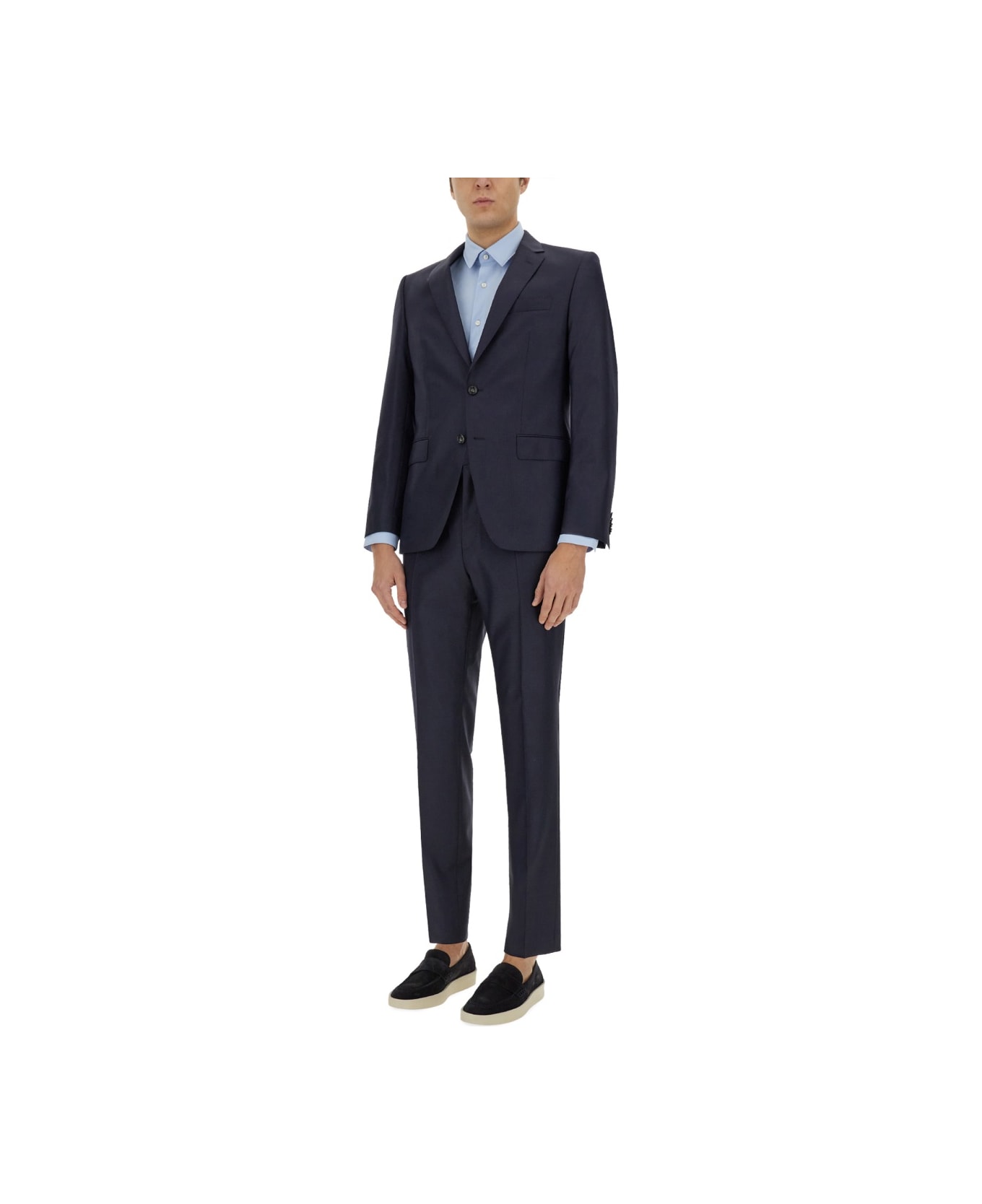 Hugo Boss Single-breasted Dress - BLUE