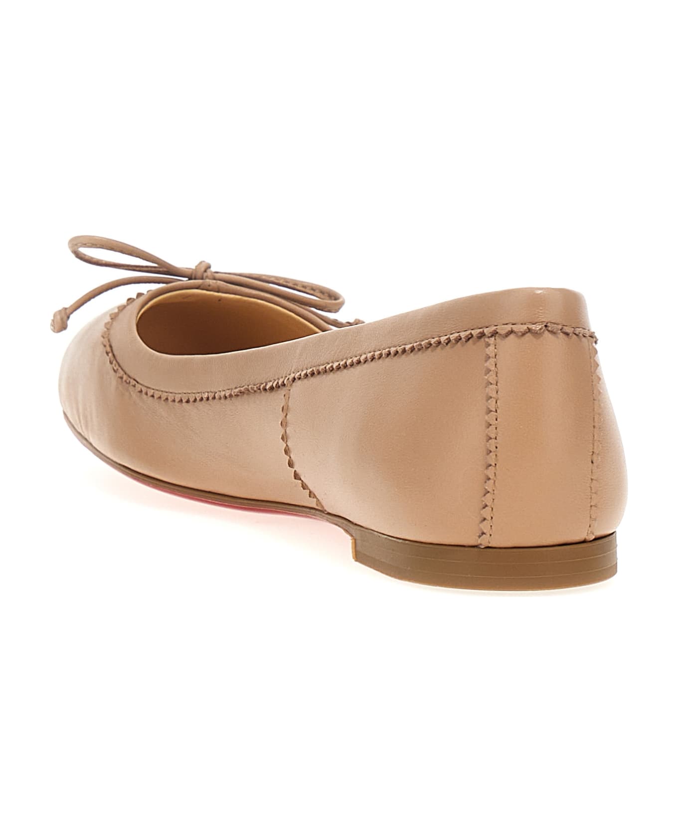 Christian Louboutin 'mamadrague' Ballet Flats - Beige