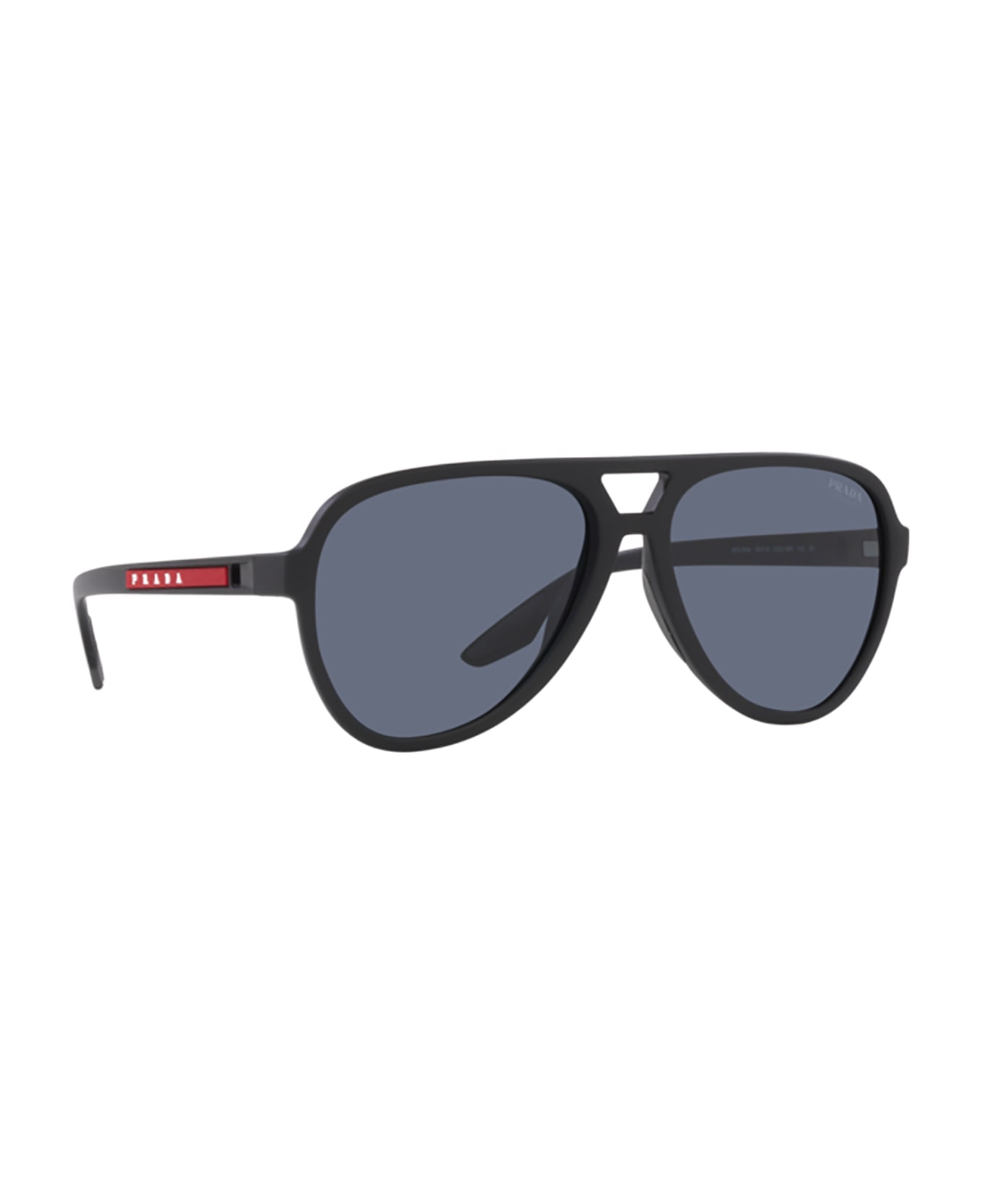 Prada Linea Rossa Ps 06ws Black Rubber Sunglasses - Black Rubber