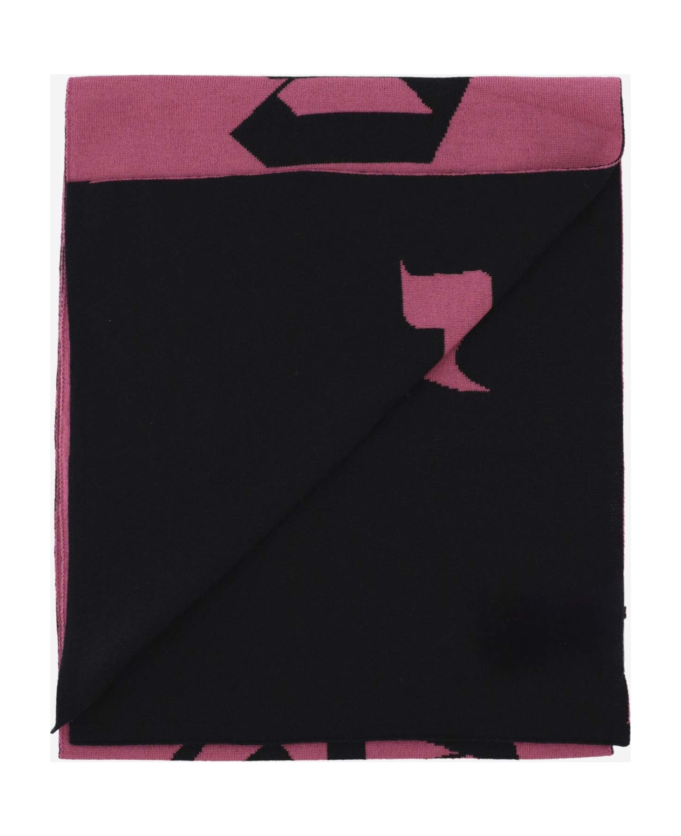 Palm Angels Scarf With Logo - Pink