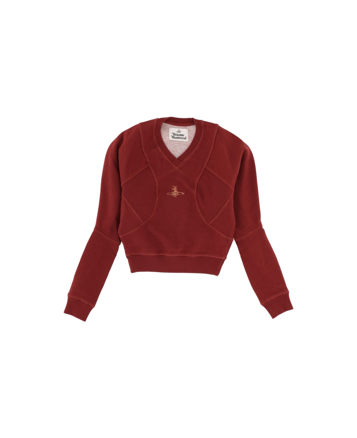 Vivienne Westwood "pourpoint" Sweatshirt - BORDEAUX