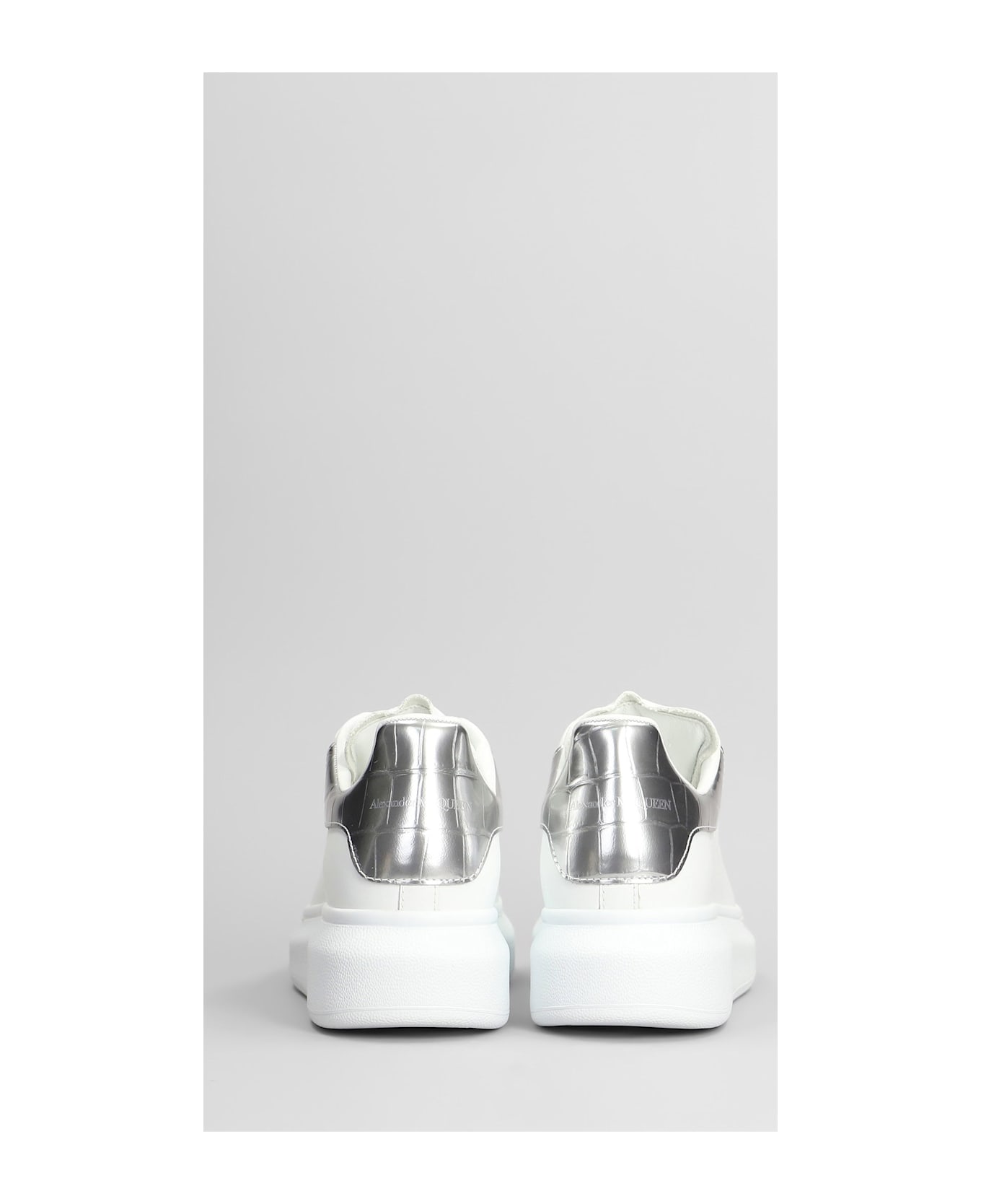 Alexander McQueen Oversize Sneak Sneakers In White Leather - white