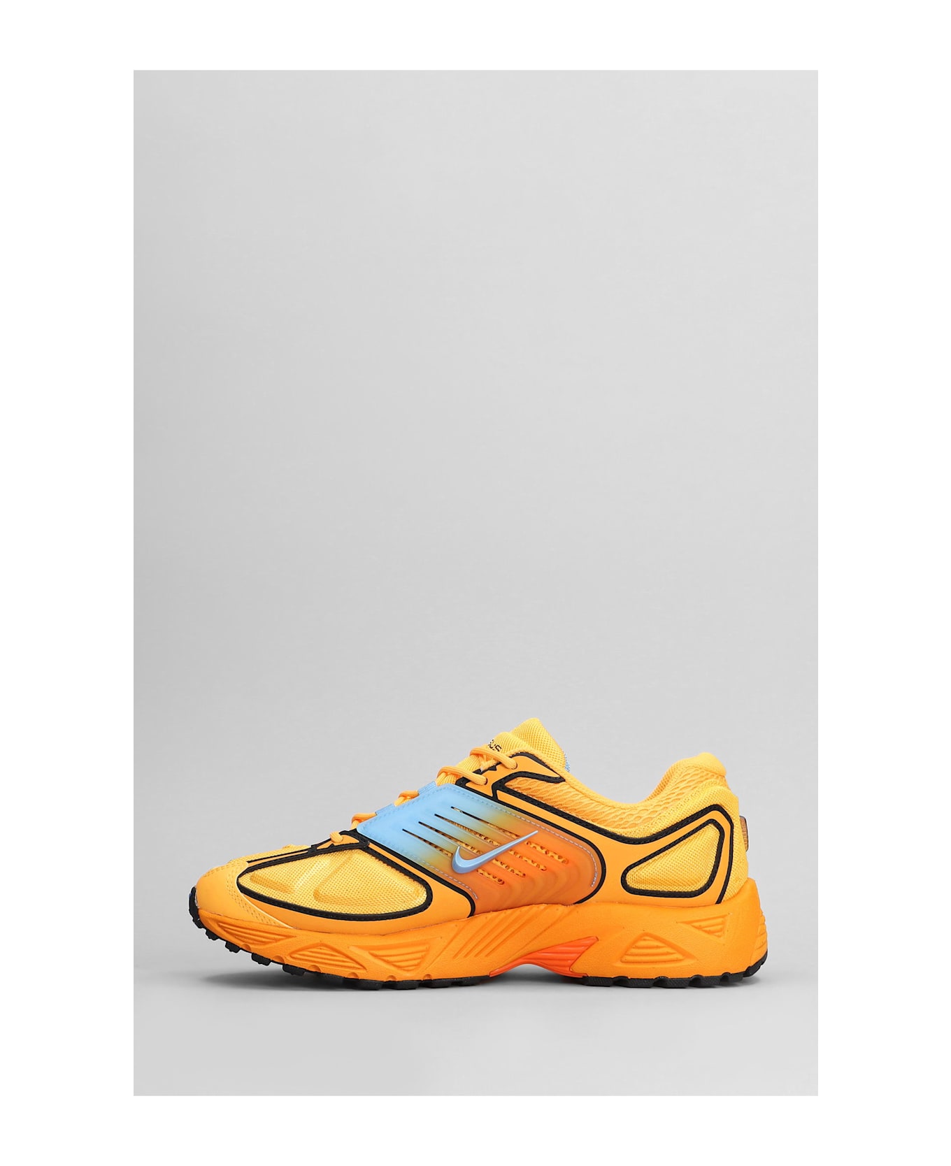 Nike Air Pegasus Wave Sneakers In Orange Leather And Fabric - orange