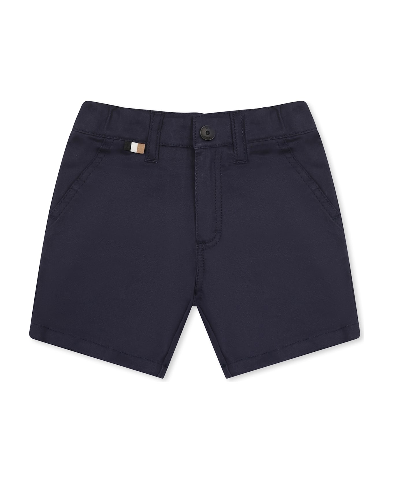 Hugo Boss Blue Shorts For Baby Boy - Blue