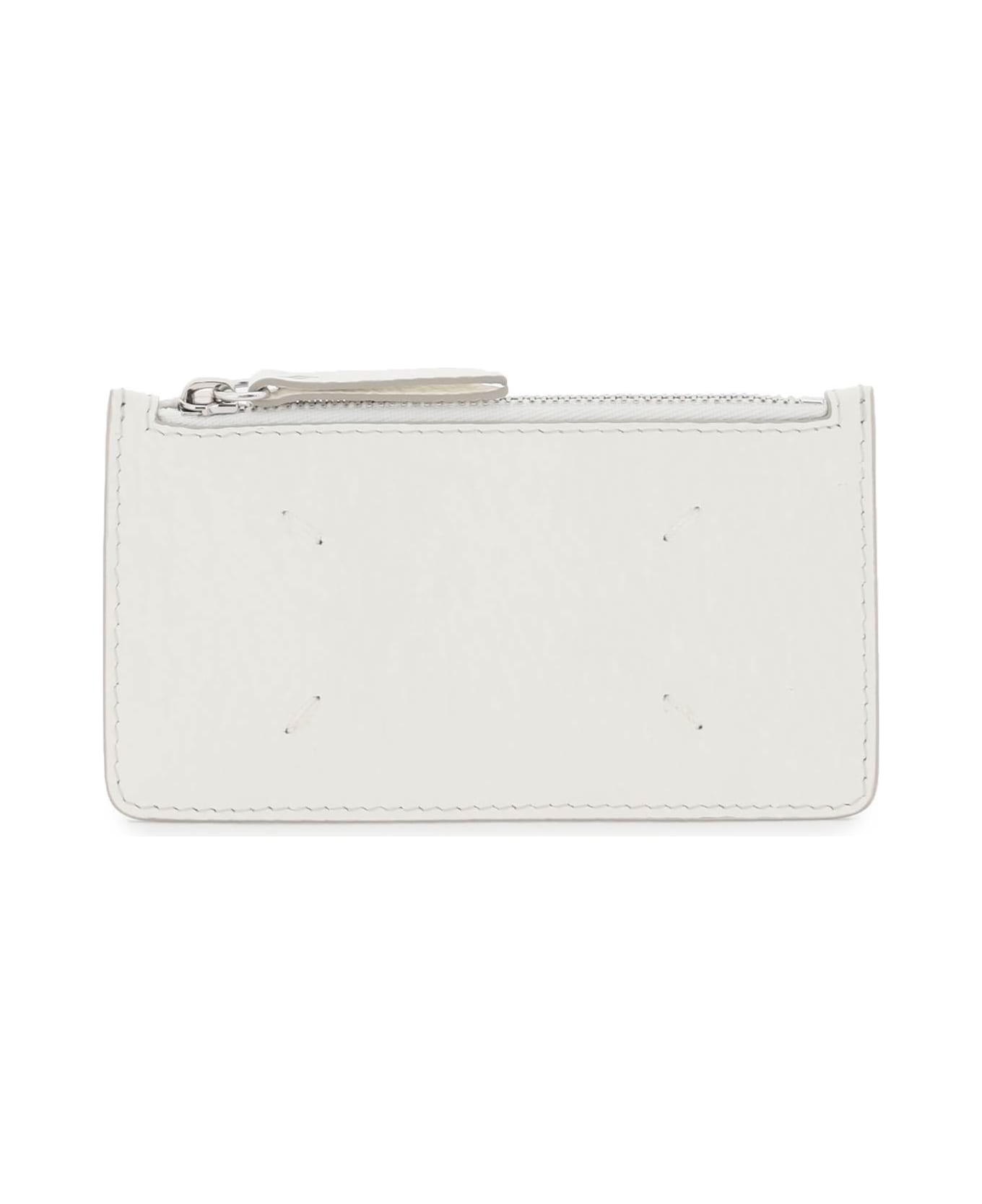Maison Margiela Zipped Cardholder - WHITE (White) 財布