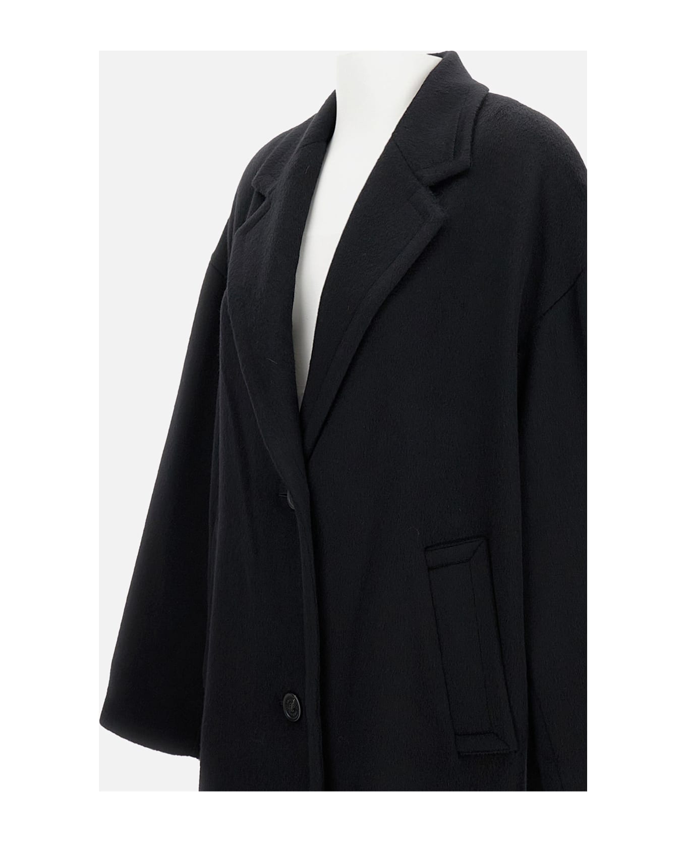 Golden Goose Single Breast Coat - Black