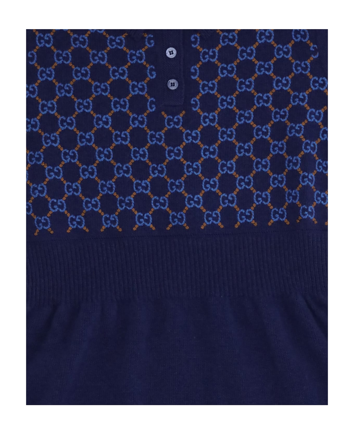 Gucci Wool Embroidered Child Dress