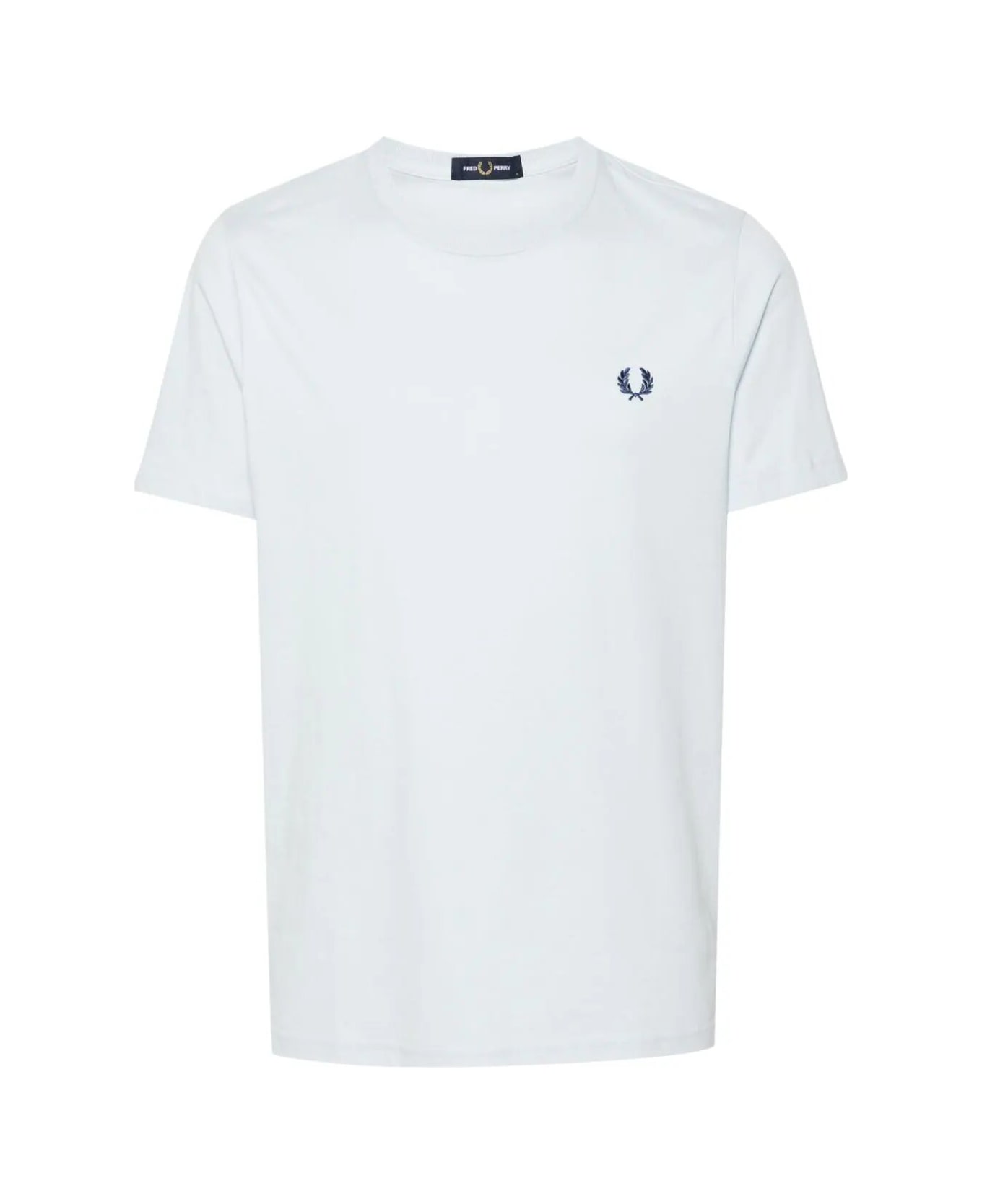 Fred Perry Fp Crew Neck T-shirt - Lgice Mdnghblue