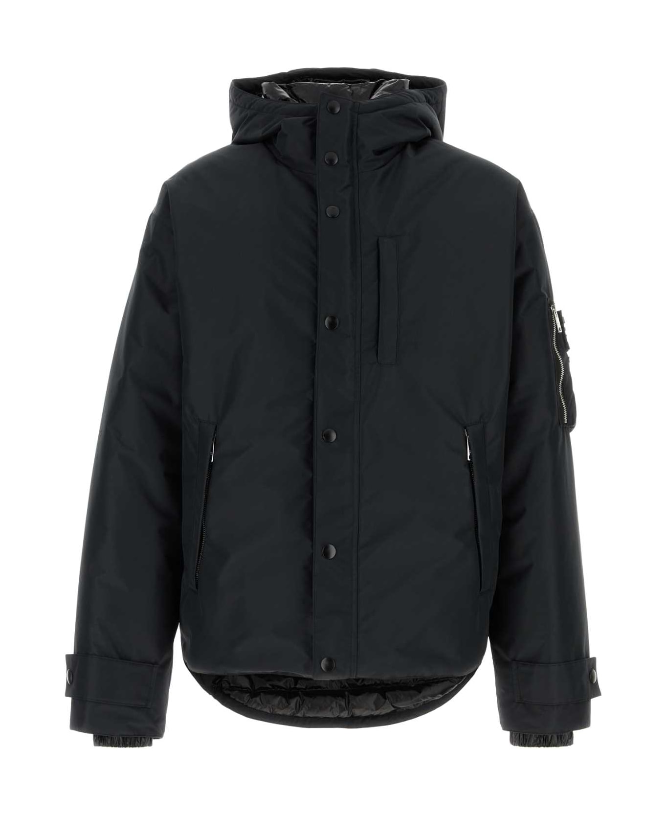 Prada Black Polyester Down Jacket - NERO