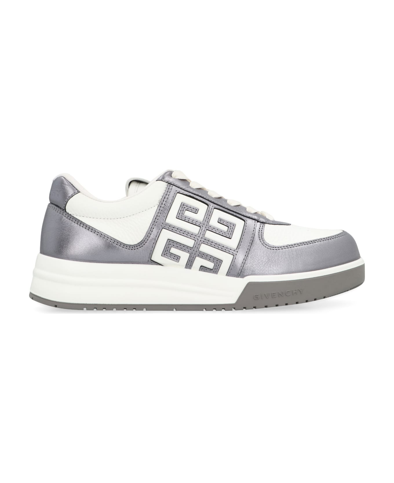 Givenchy G4 Leather Low-top Sneakers - White/silvery
