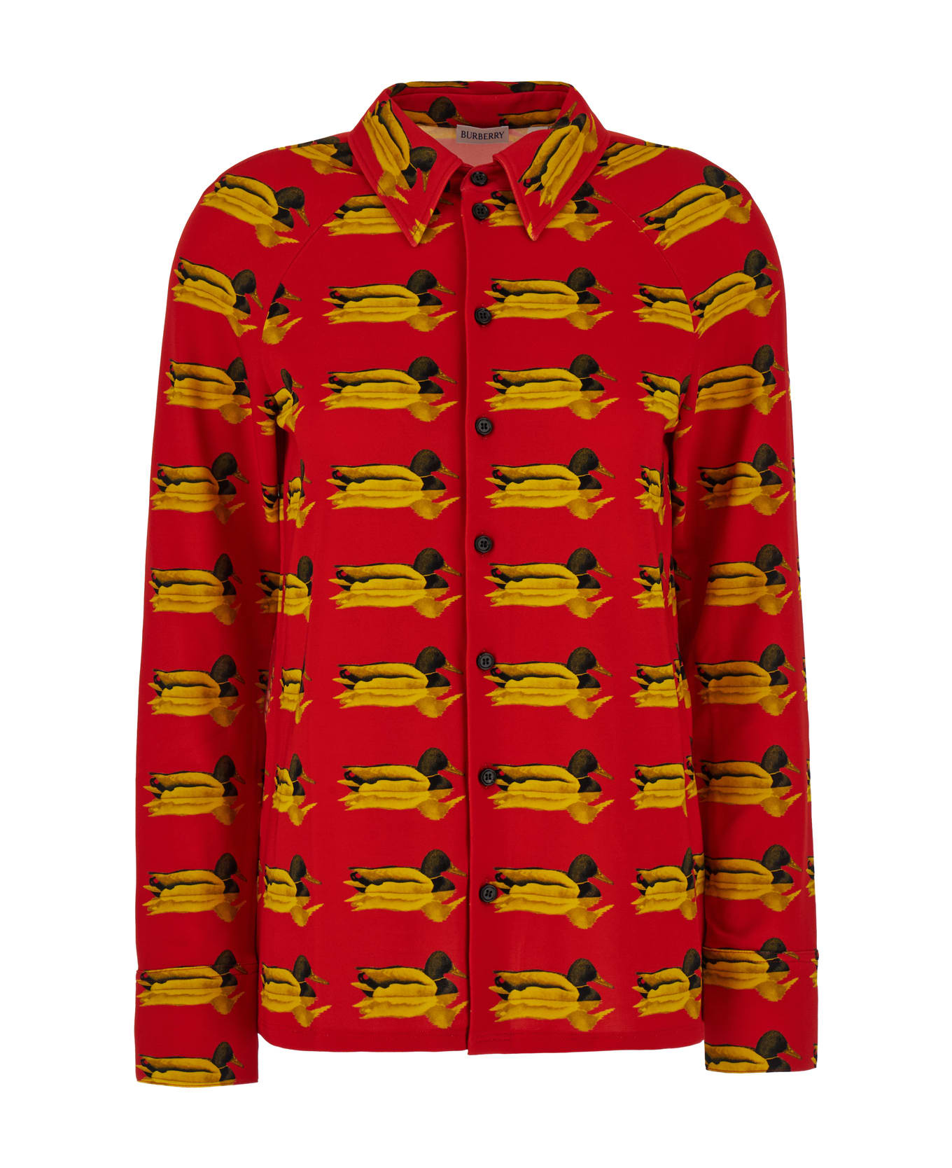 Burberry Printed Stretch Viscose Shirt - PILLAR IP PATTERN