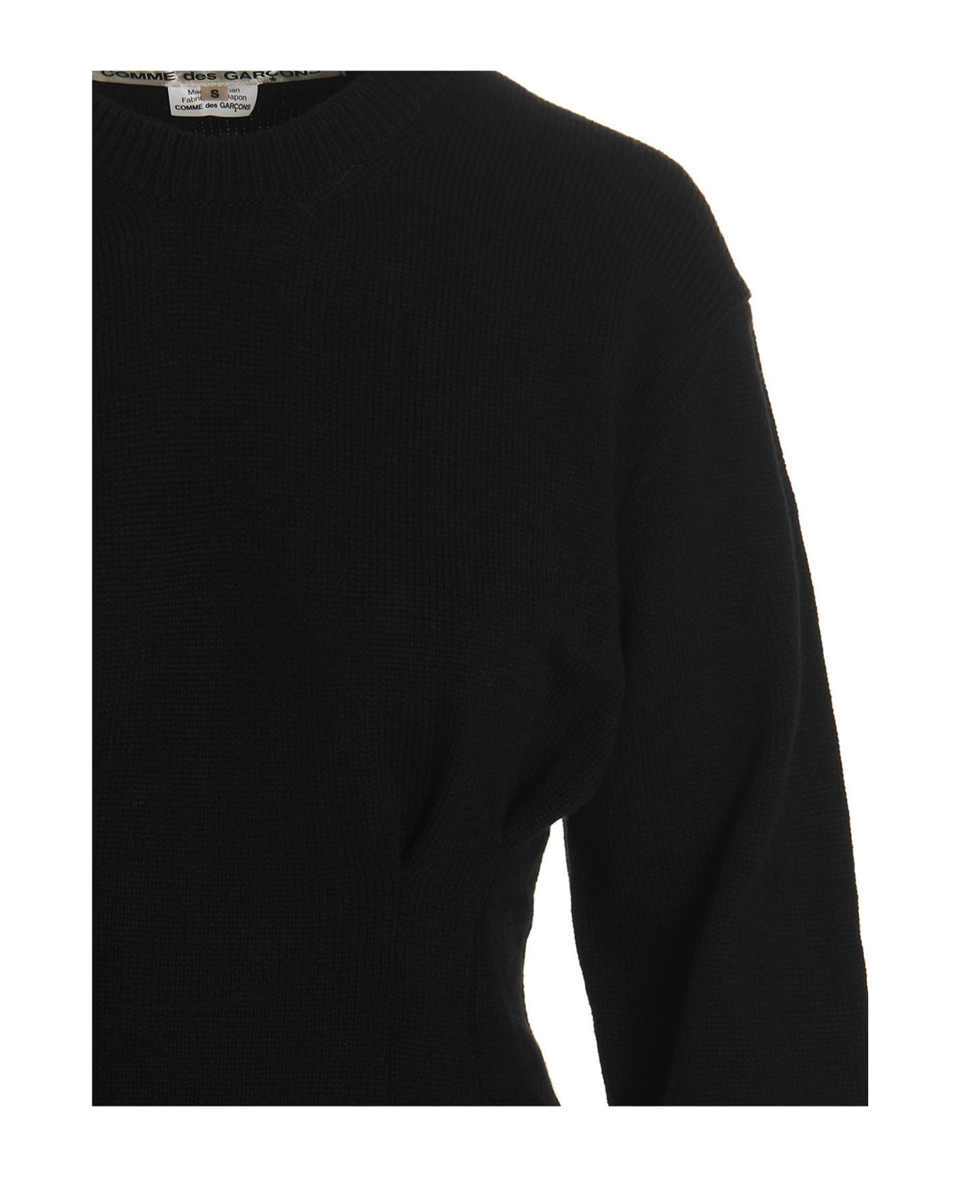Comme des Garçons Pleated Sweater - Black  