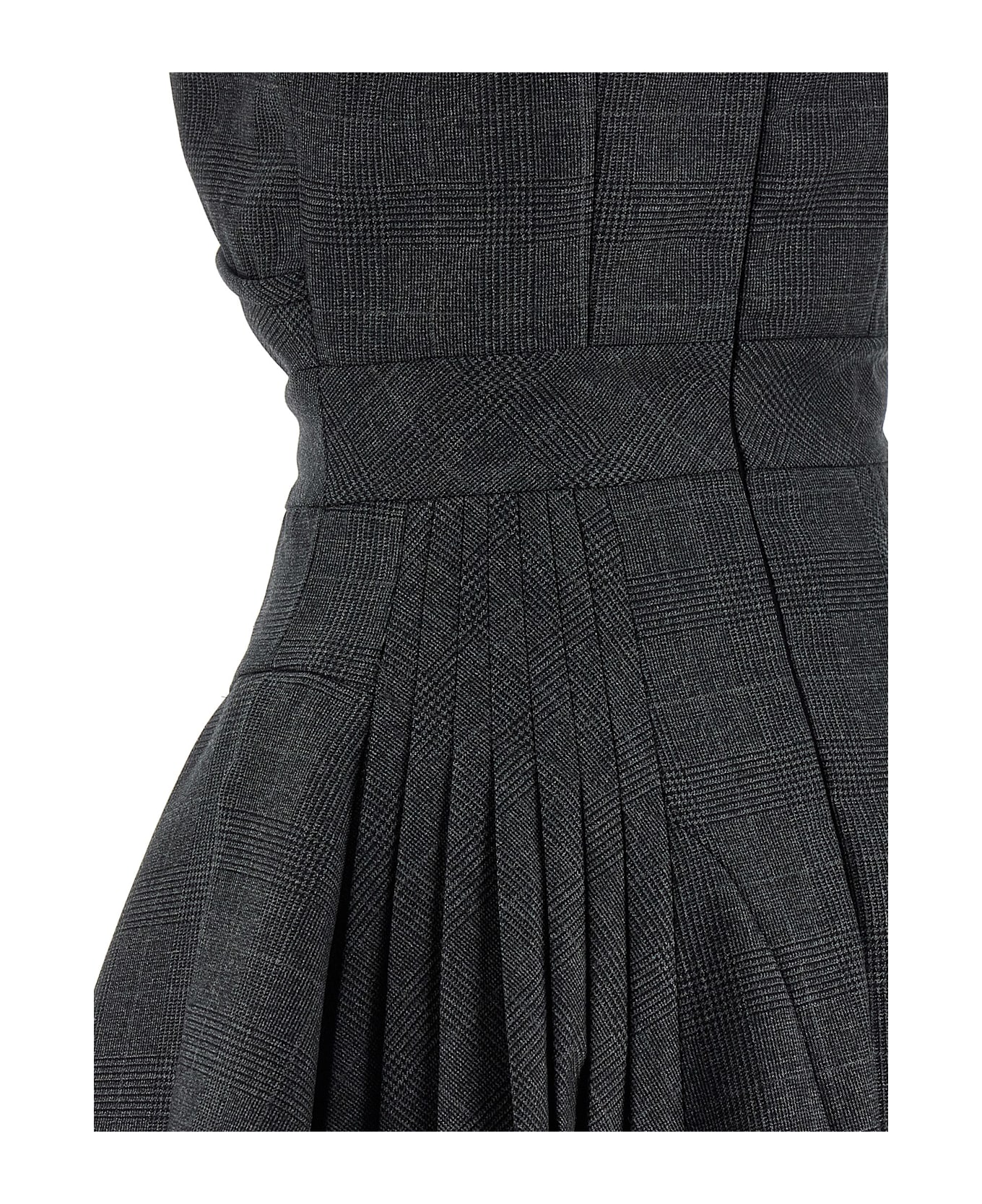 Giovanni Bedin Pleated Dress - Gray