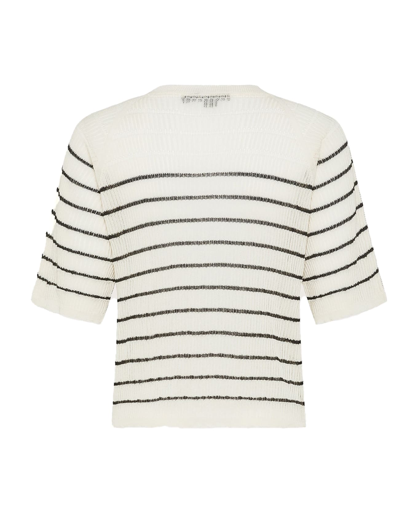 Seventy Striped T-shirt - PANNA