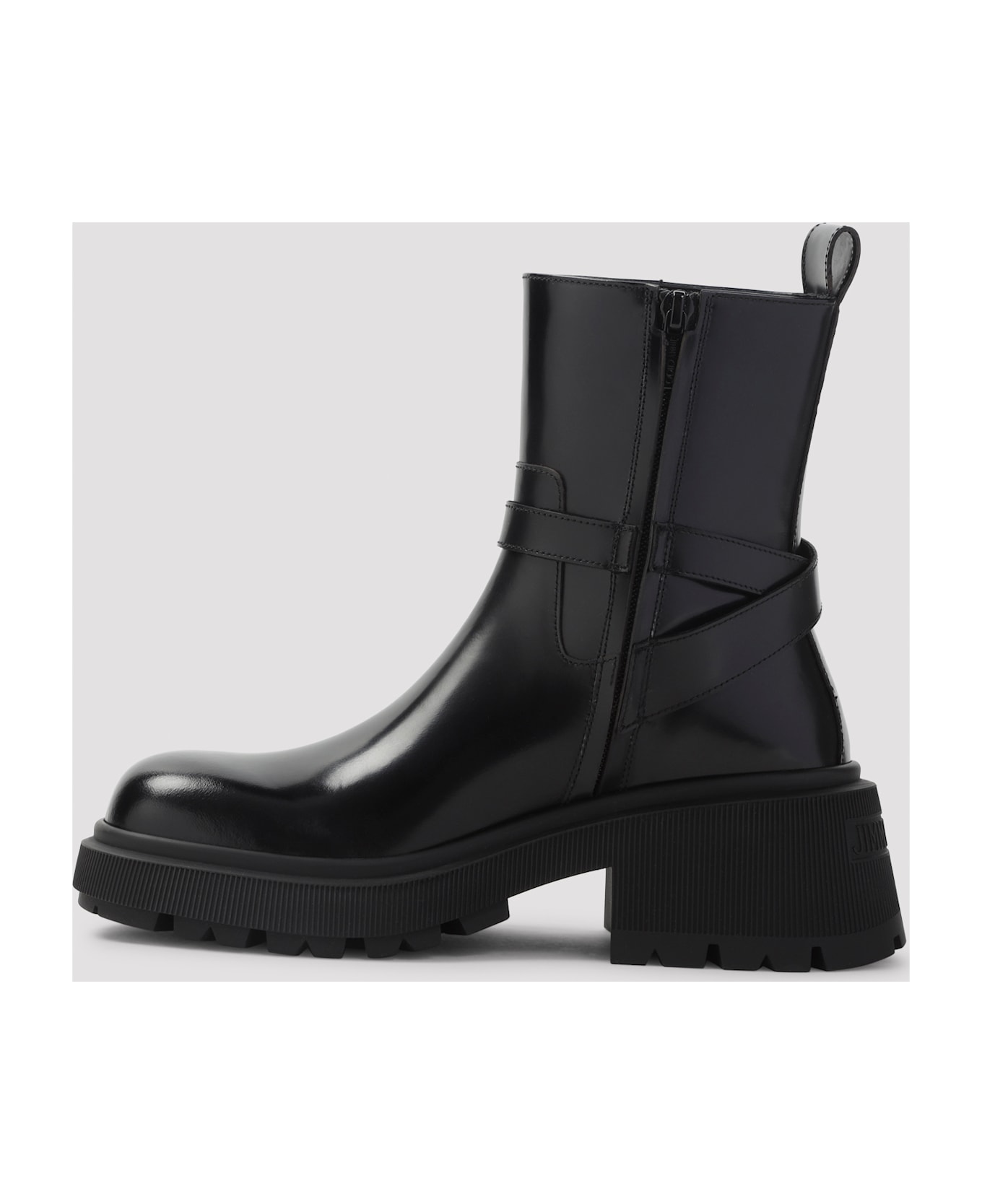 Jimmy Choo Soft Box Calf Conny Flat Boots - Black