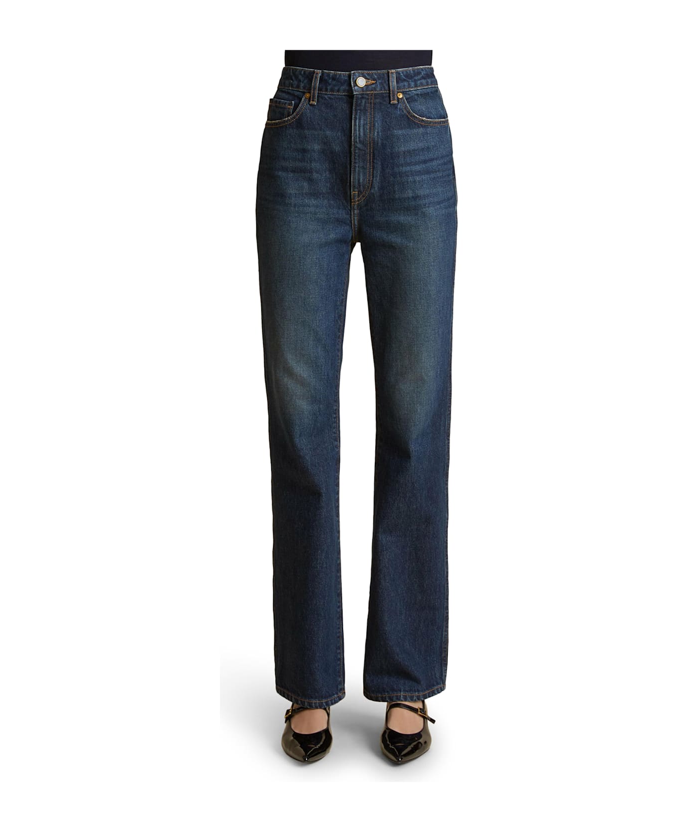 Khaite Danielle Stretch Jeans - Blue