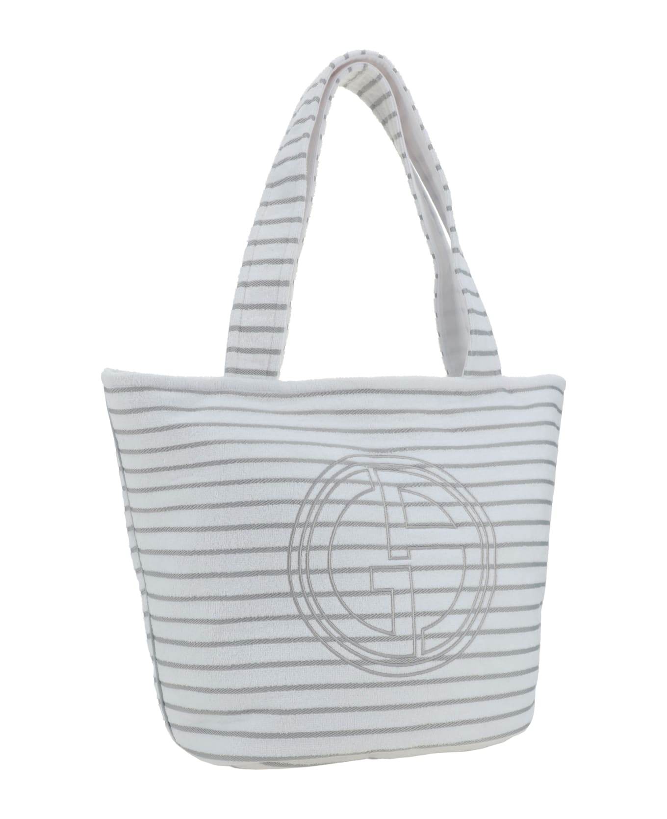 Giorgio Armani Shoulder Bag - Brilliant White トートバッグ