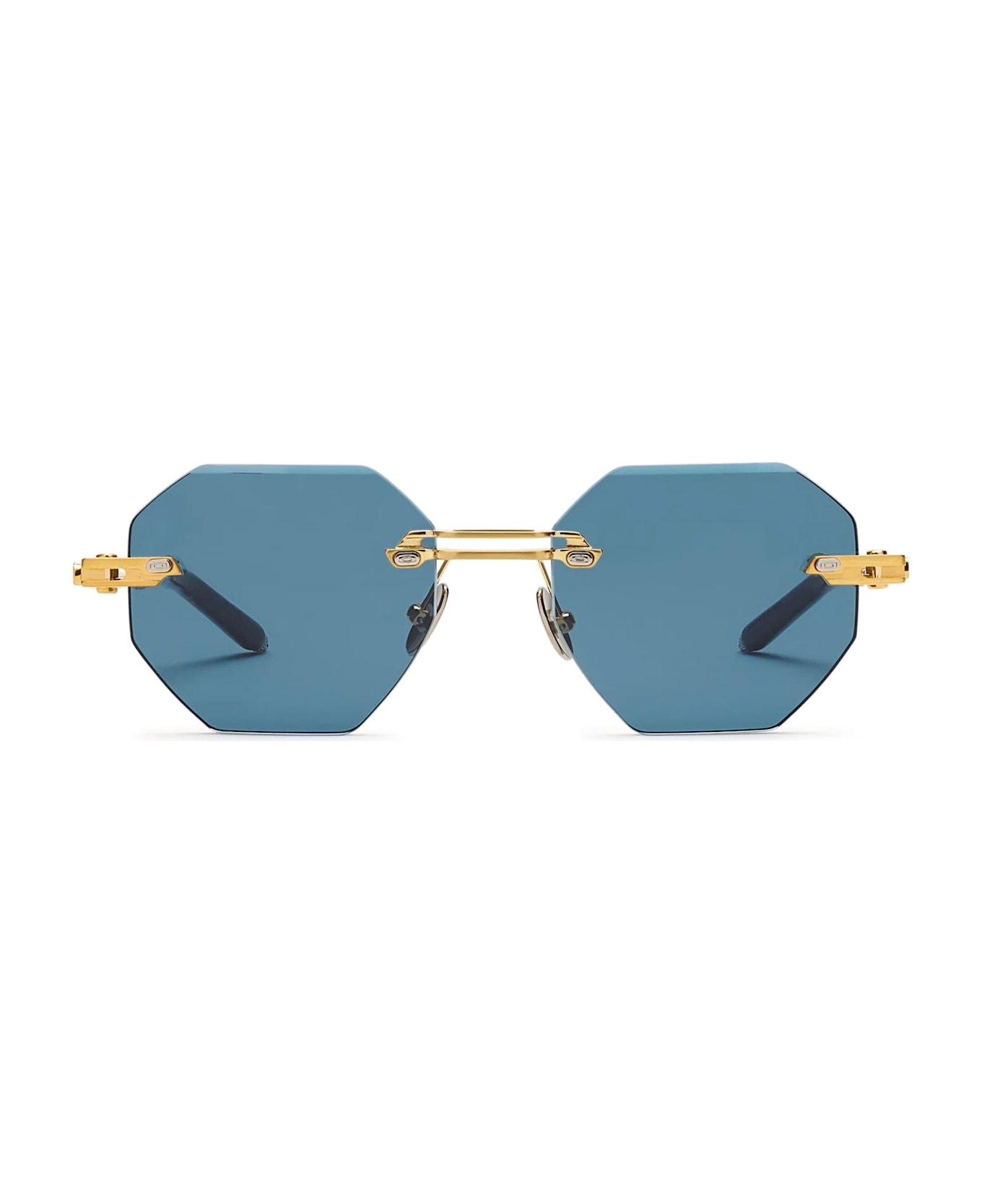 T Henri Trofeo - L
or Bleu Sunglasses - Gold