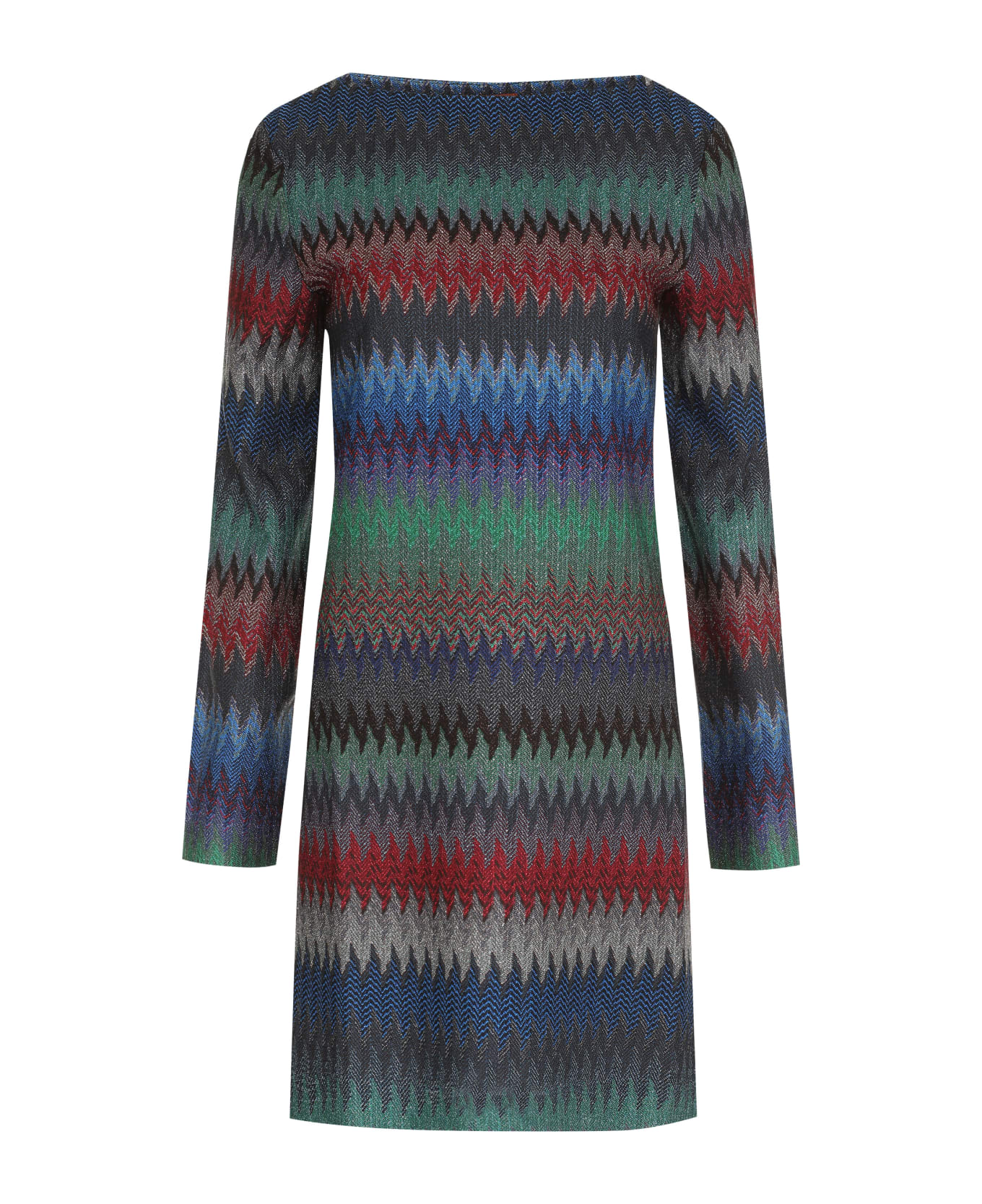 Missoni Chevron Lurex Knit Dress - Multicolor