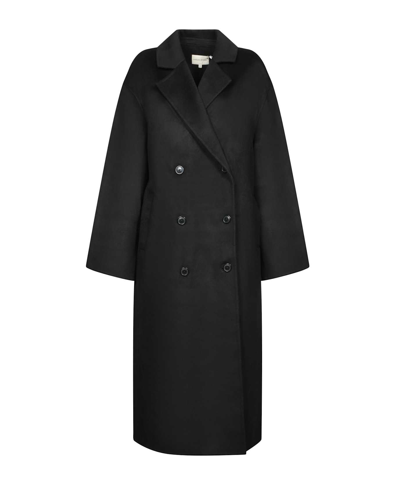 Loulou Studio Black Cashmere Wool Coat - Black