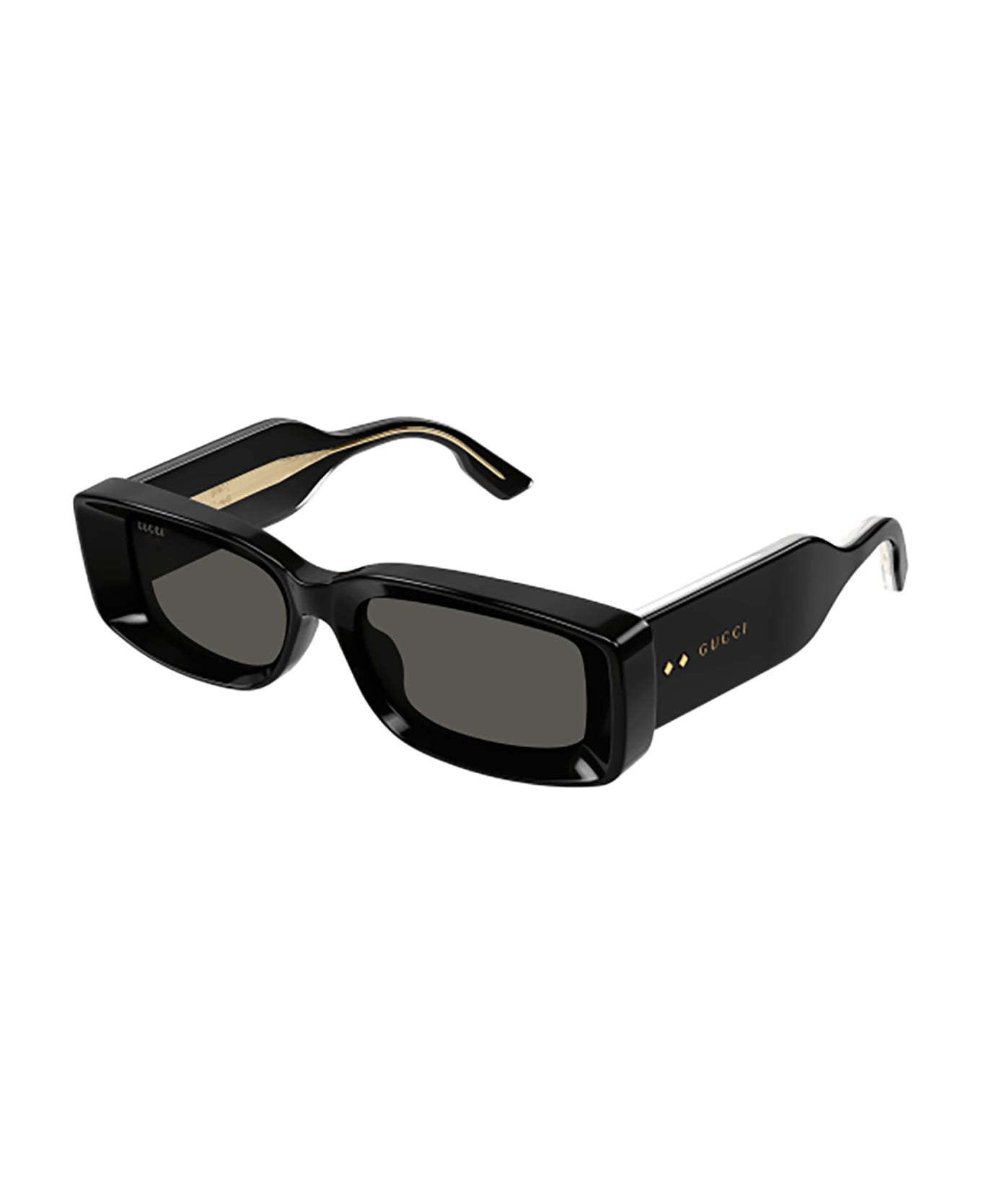 Gucci Eyewear GG1528S Sunglasses - Black Black Grey サングラス