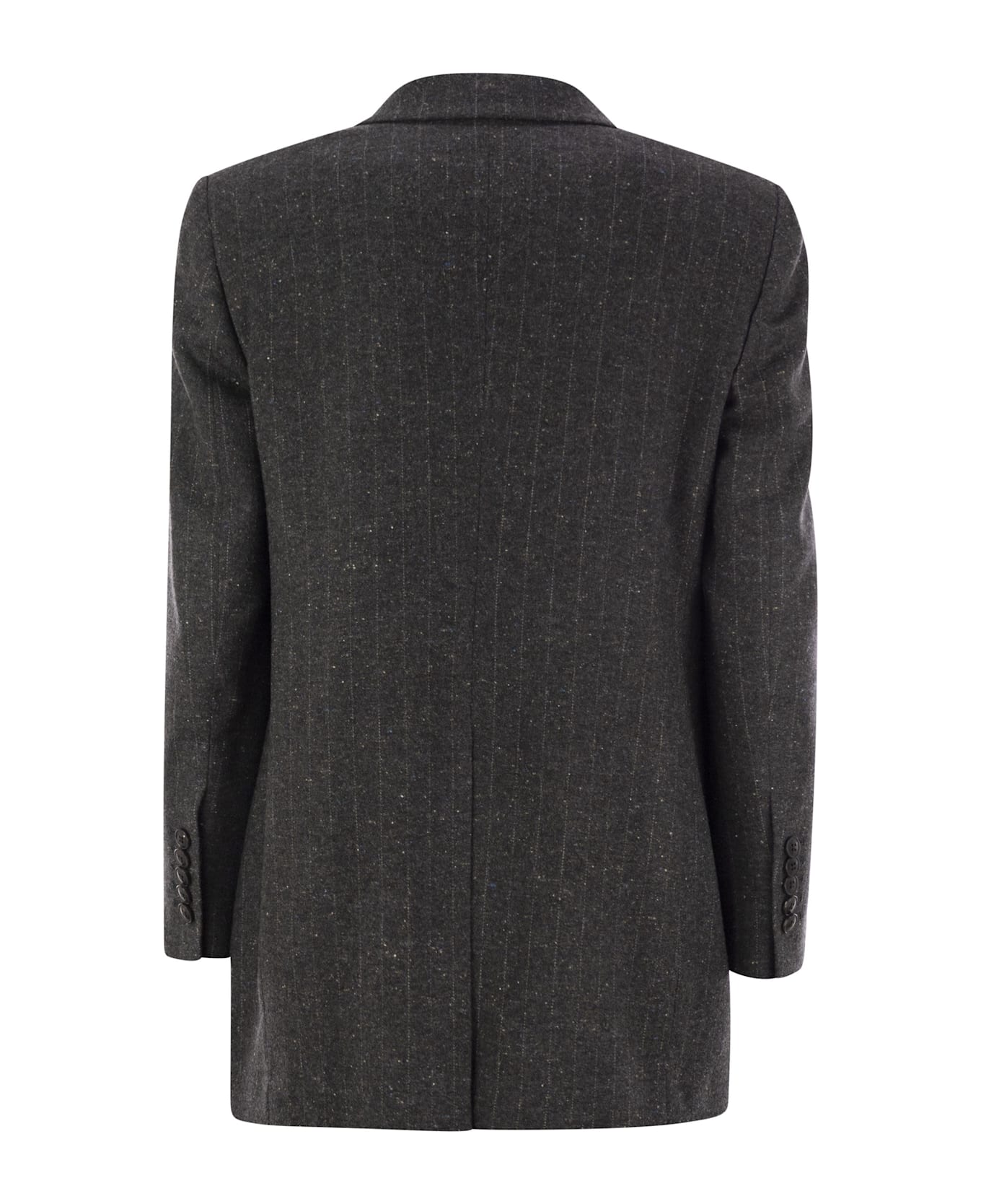 Saulina Milano Antonia - Single-breasted Jacket In Wool Blend - Grey