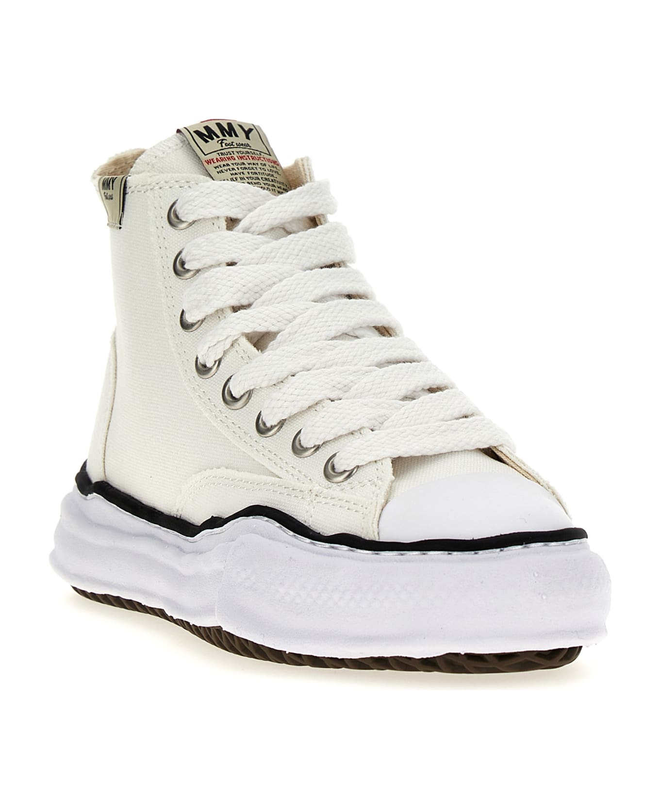Mihara Yasuhiro 
peterson High
 Sneakers - WHITE