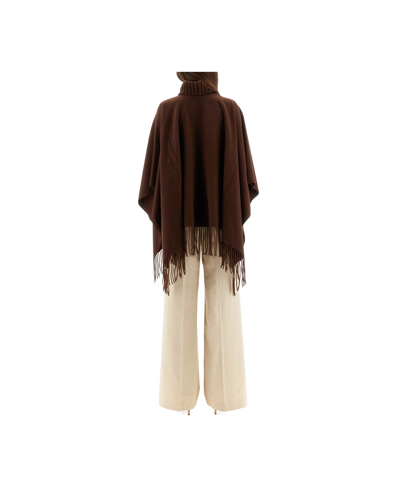 Fabiana Filippi Platinum Hood - BROWN