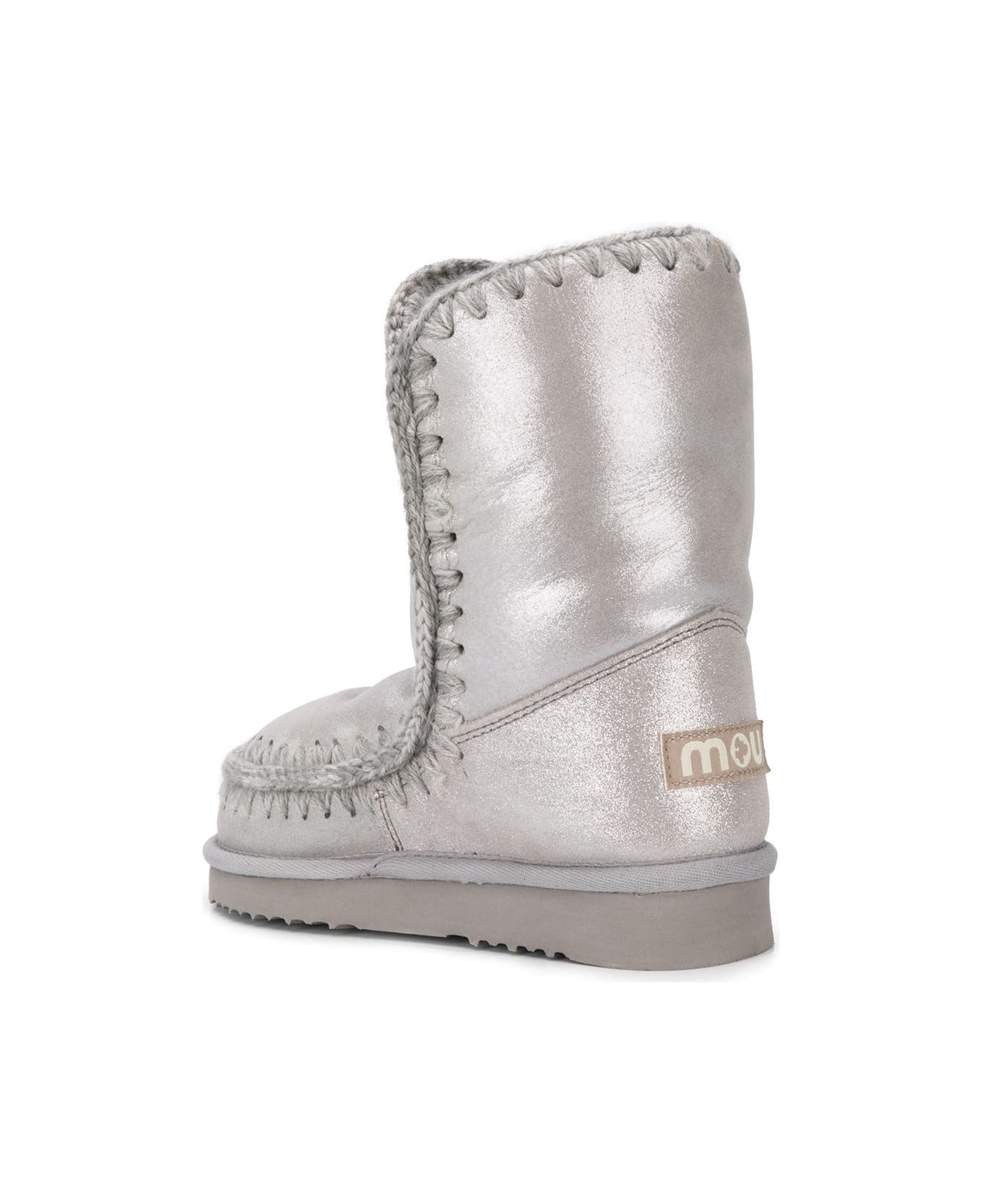 Mou Silver Boots Women - Silver