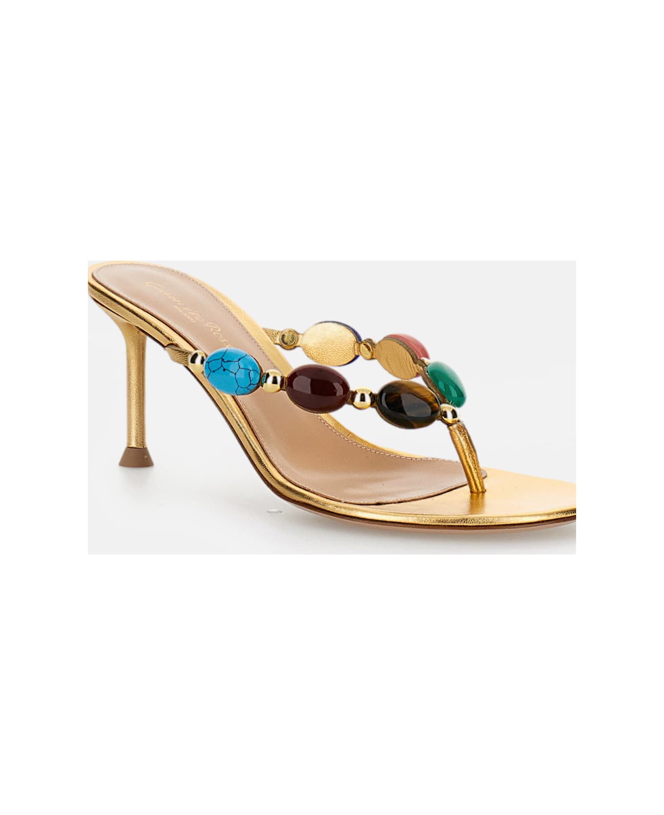 Gianvito Rossi Shanti Thong 70 Burma - Beige ハイヒール